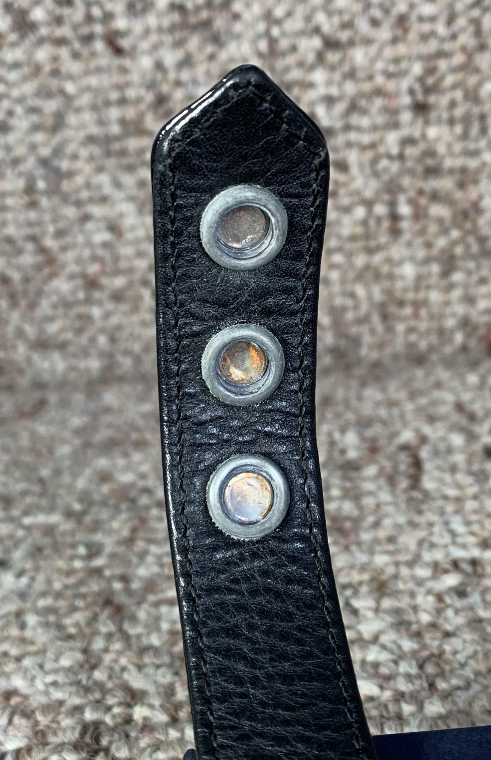 Chrome Hearts Chrome Hearts Patent Leather Silver Snap Bracelet Size ONE SIZE - 8 Thumbnail