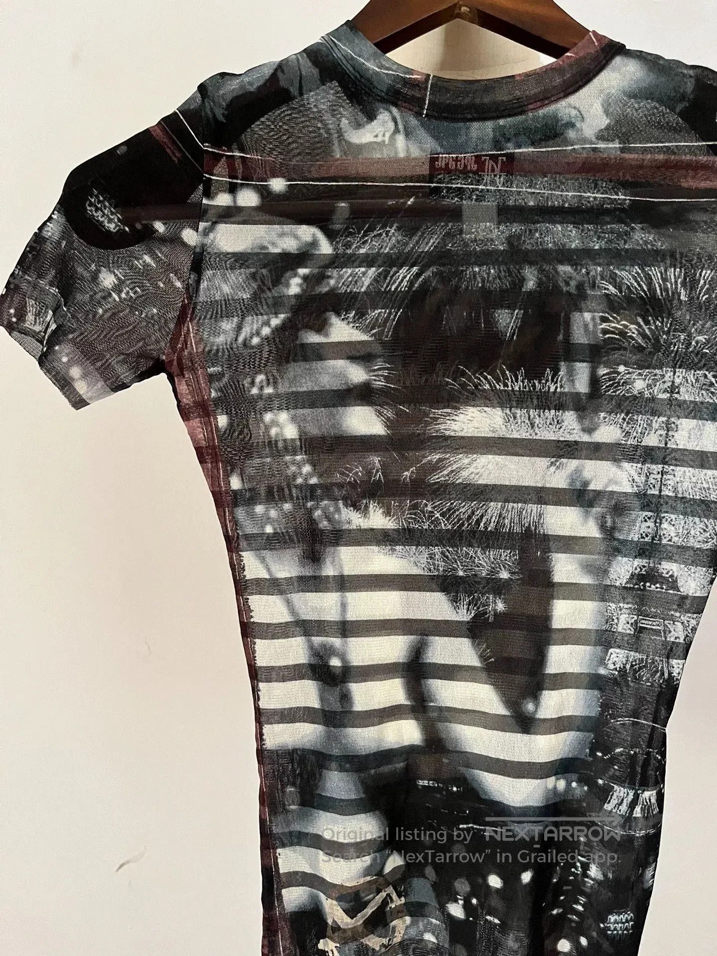 Jean Paul Gaultier Jean Paul Gaultier Mesh Portrait Top. Size S / US 4 / IT 40 - 2 Thumbnail