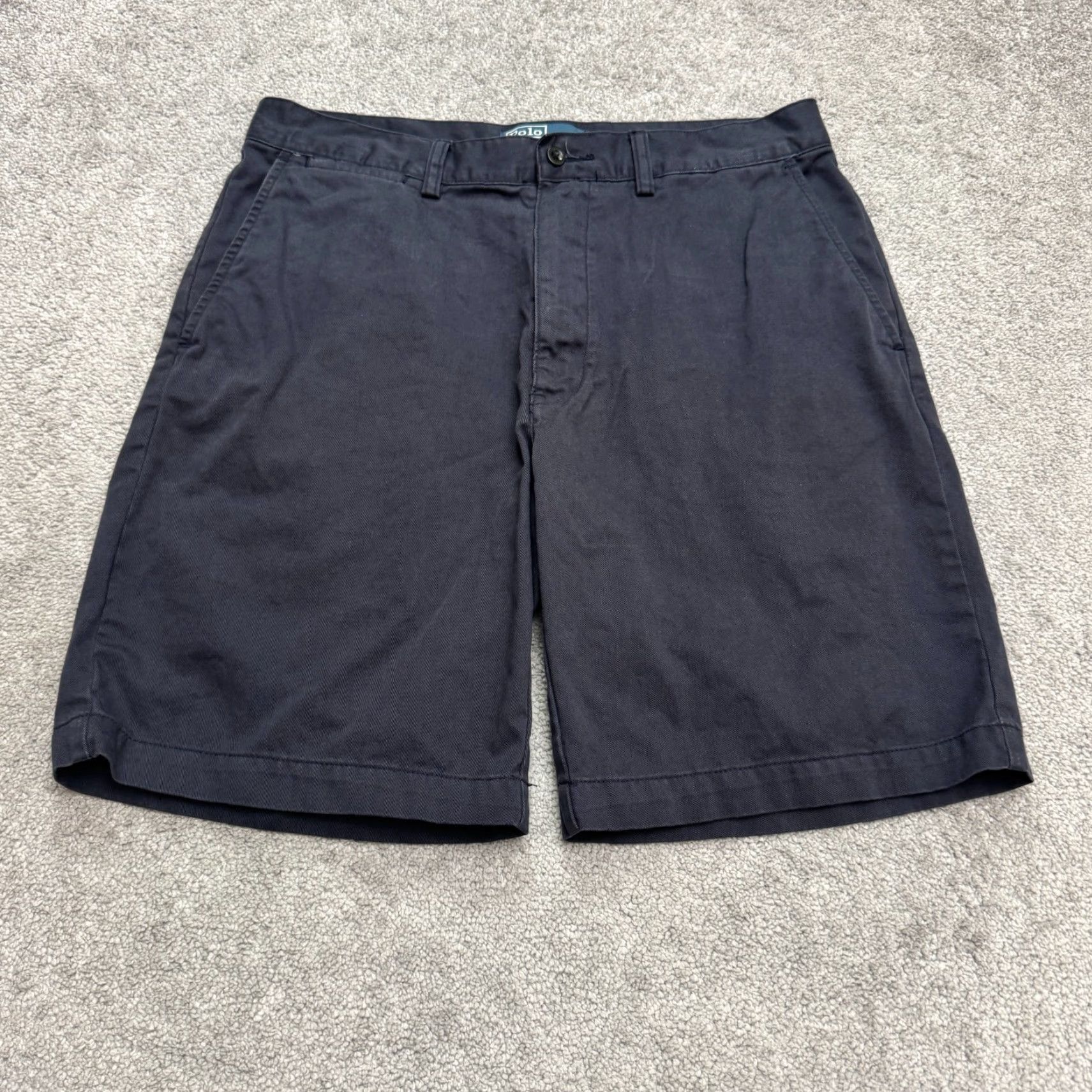 Polo Ralph Lauren Polo Ralph Lauren Prospect Chino Shorts Mens 33 Navy Blue Flat Front Cotton Slant Pocket Capable Instance Size US XS / EU 42 / 0 - 2 Thumbnail