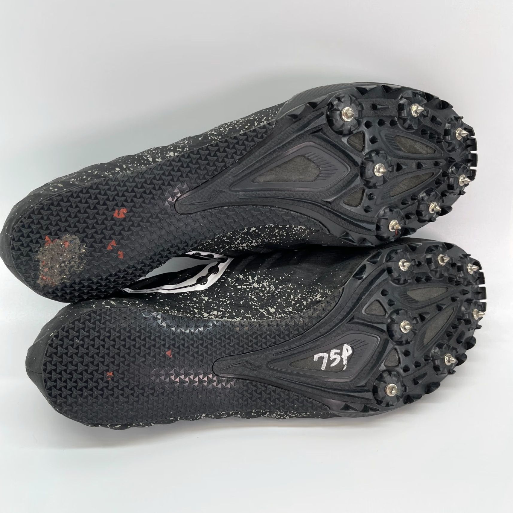 Saucony Saucony Spitfire 5 Sprinting Spike Black White S29055-3 Size 10.5 Men Spike Athletic Shoes Size US 11 / EU 44 - 7 Thumbnail