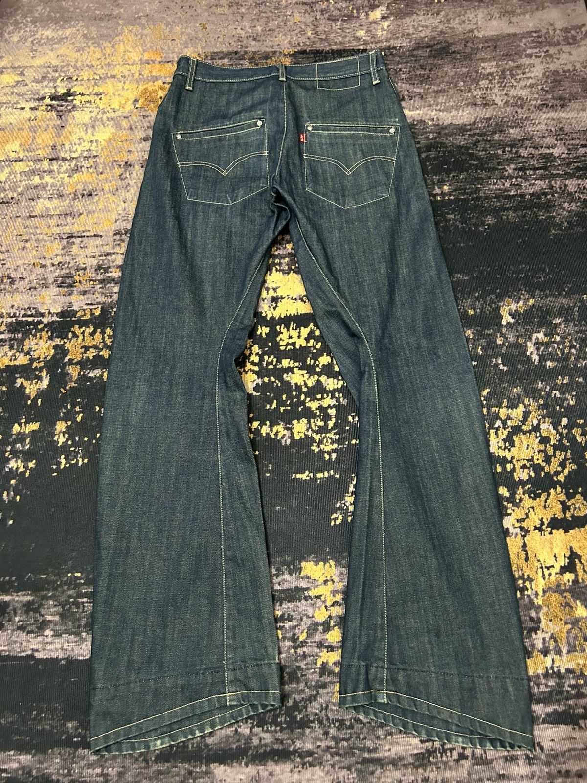Engineered Garments × Levi's Levis Engineered Distressed Jeans Size US 31 - 5 Thumbnail