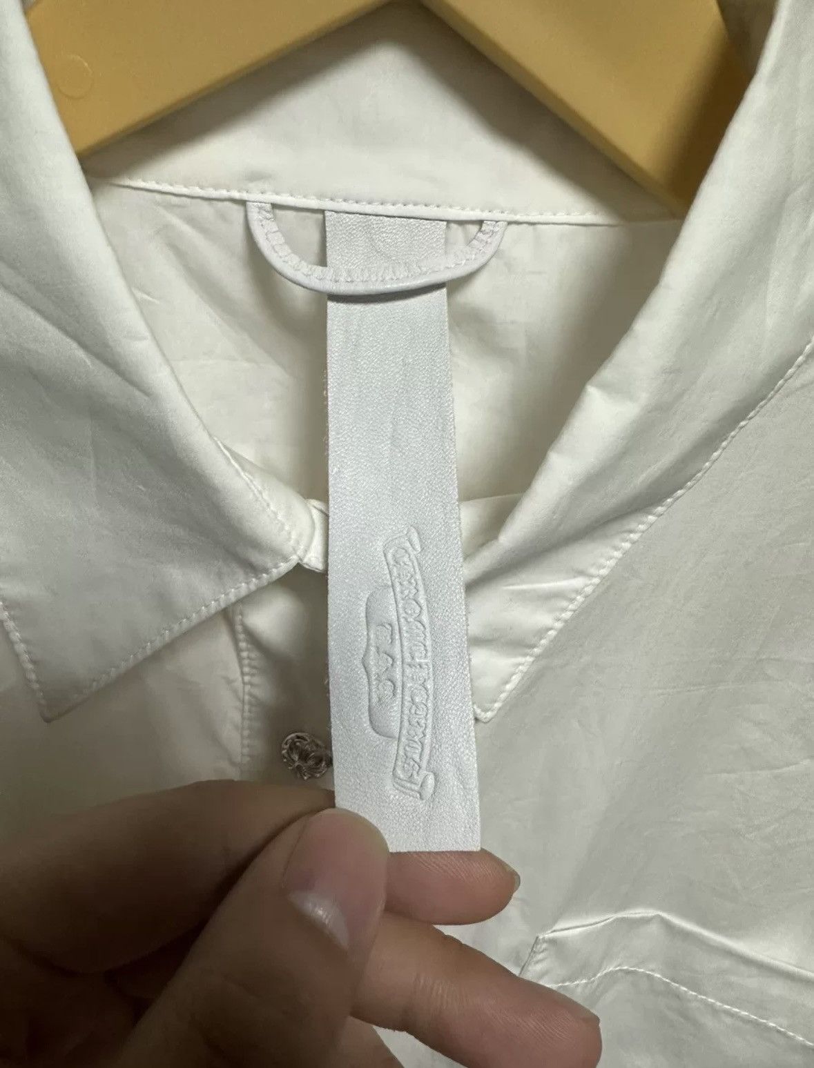 Chrome Hearts Chrome hearts white shirt Size US S / EU 44-46 / 1 - 3 Thumbnail