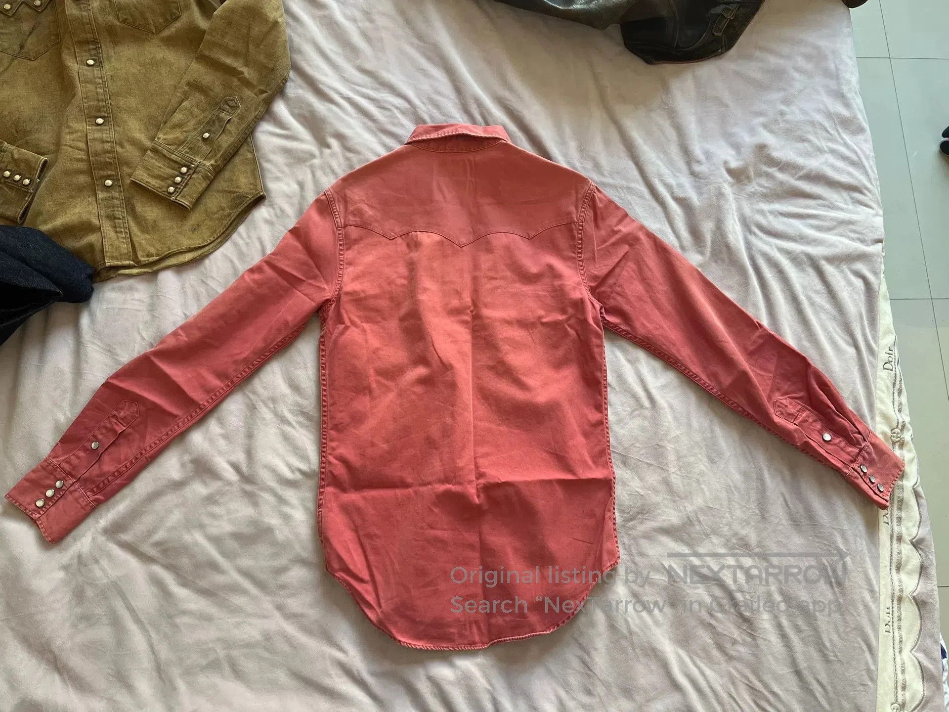 RRL Ralph Lauren classic ralph lauren western shirt in watermelon. Size US XS / EU 42 / 0 - 2 Thumbnail