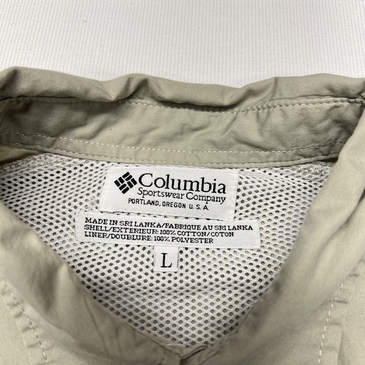 Columbia × Vintage Columbia Shirt Beige PFG Button Fishing Vented Long Sleeve Size US L / EU 52-54 / 3 - 5 Thumbnail