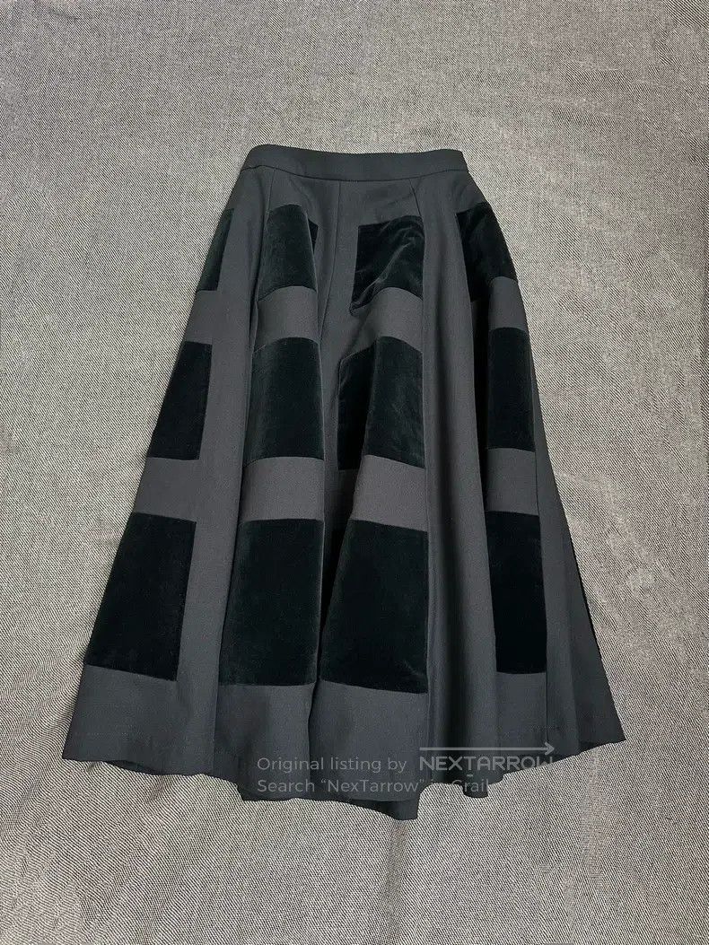 Junya Watanabe Junya Watanabe size S Color Blocked Skirt Size 23" - 1 Thumbnail