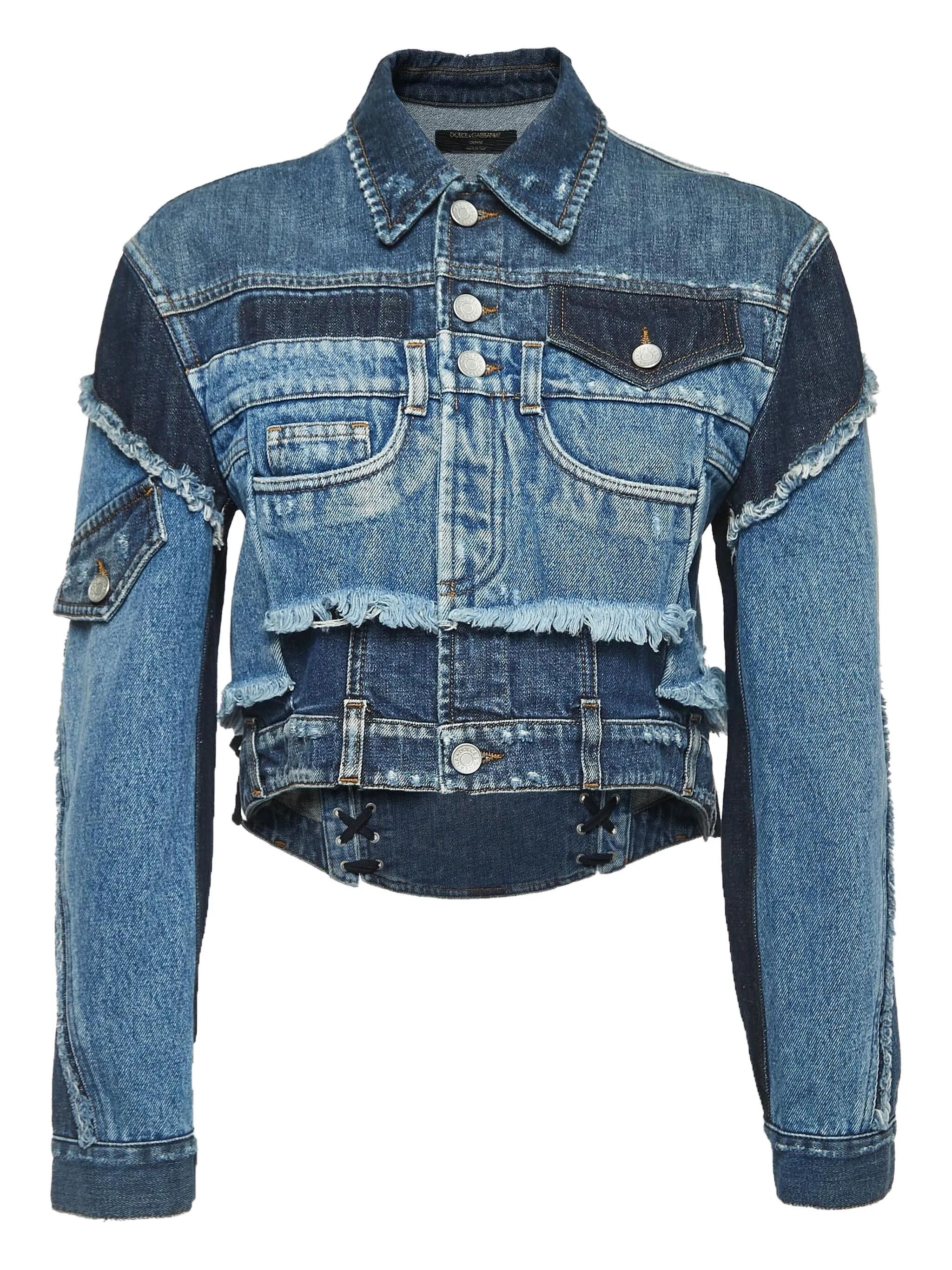 Dolce & Gabbana o1y0825 Denim Jacket in Blue Size XS / US 0-2 / IT 36-38 - 1 Thumbnail