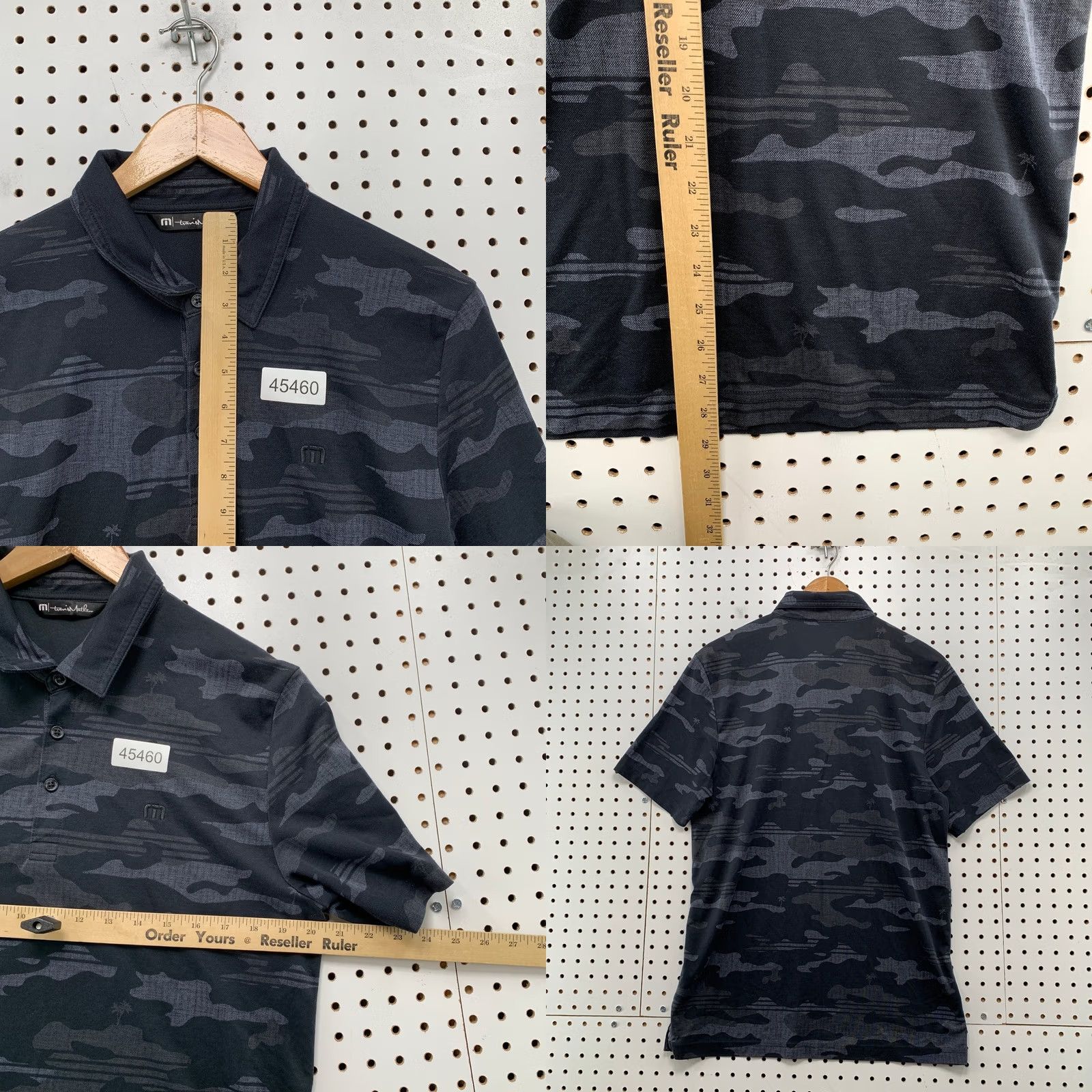 TravisMathew Travis Mathew Polo Shirt Mens Large Camouflage Golf Work Casual Size US L / EU 52-54 / 3 - 8 Thumbnail