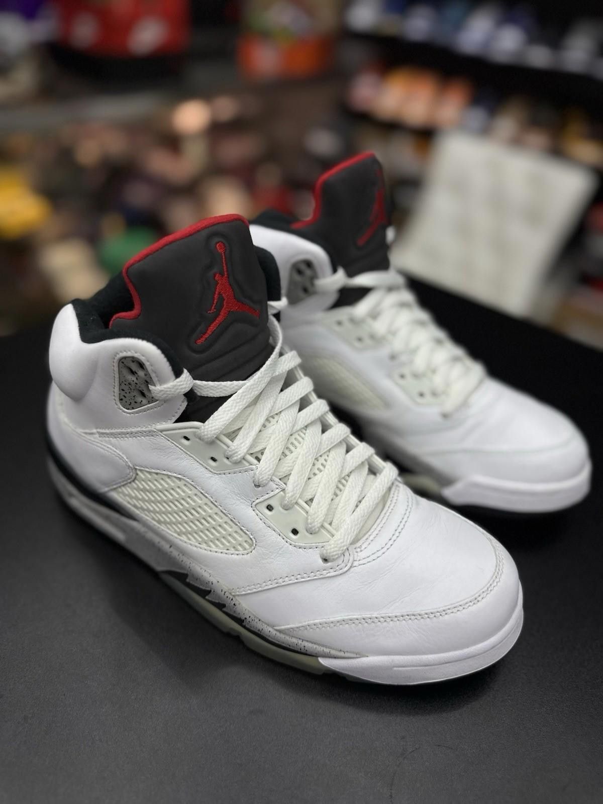 Jordan Brand Size 10.5 - Air Jordan 5 Retro White Cement (136027-104) Size US 10.5 / EU 43-44 - 3 Thumbnail
