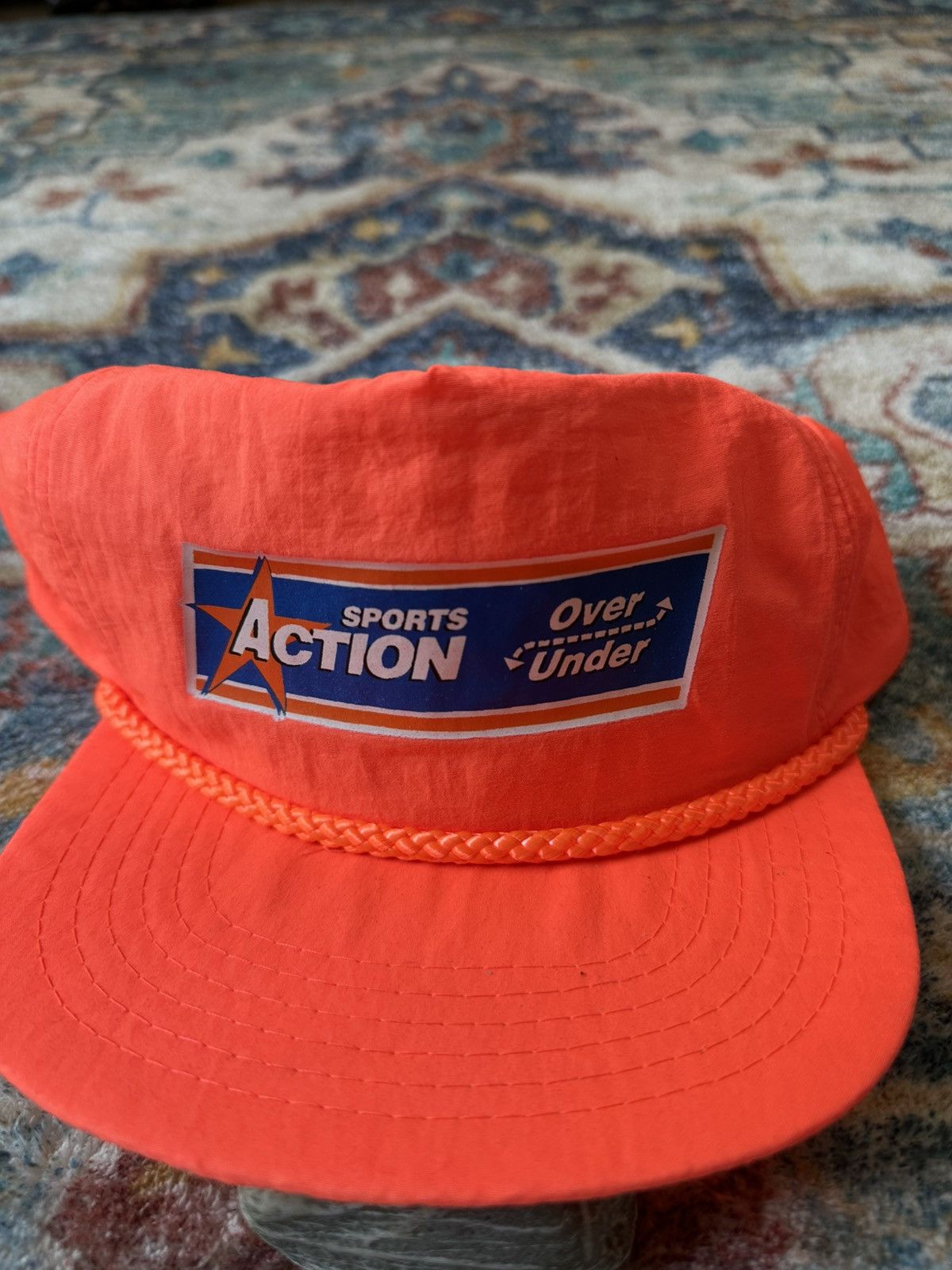 Vintage Vintage Sports Action Sports Betting Neon SnapBack Hat Size ONE SIZE - 5 Thumbnail