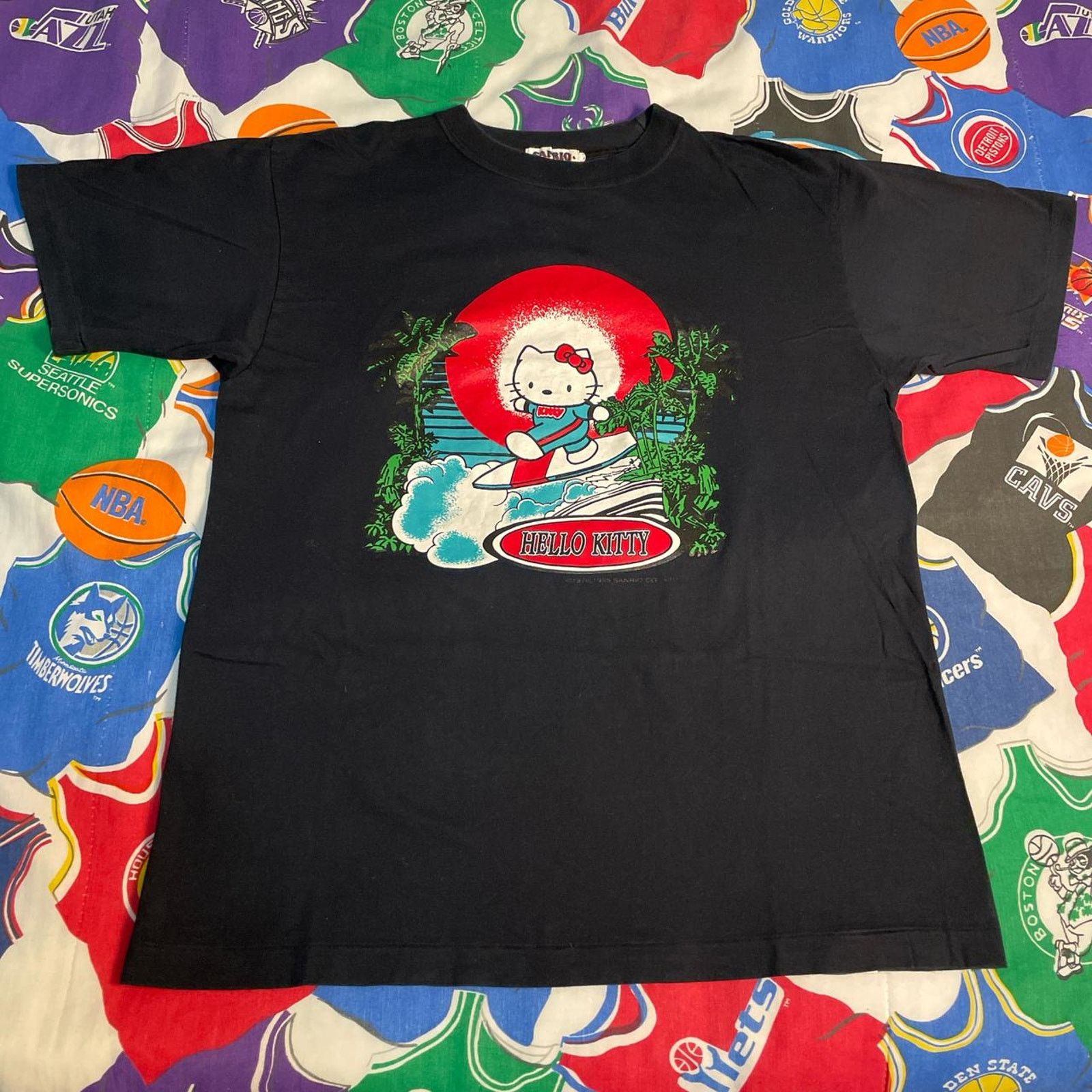 Vintage Vintage 1995 Hello Kitty Animated Cartoon Comic Rare Tee Size US L / EU 52-54 / 3 - 1 Thumbnail