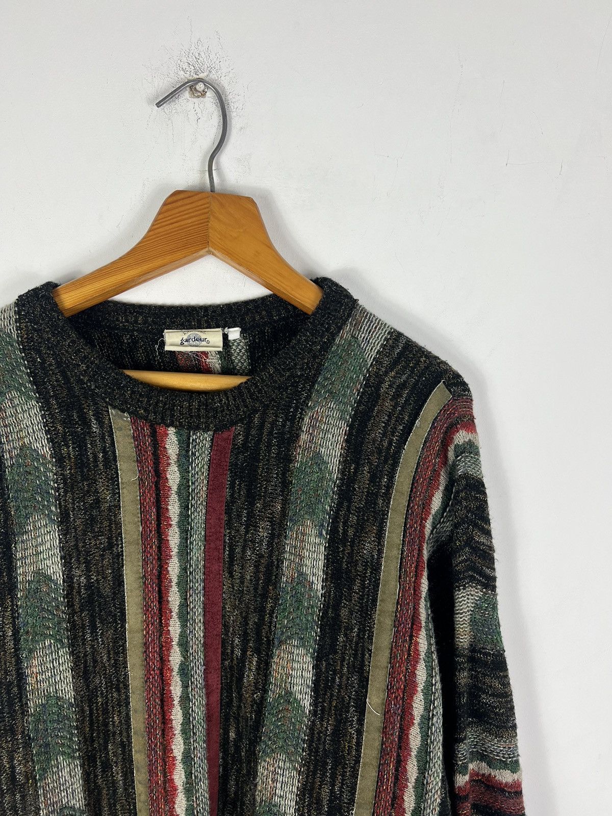 Gardeur Vintage Gardeur Coogi Style Knitted Sweater Italian Designer Size US XL / EU 56 / 4 - 2 Thumbnail