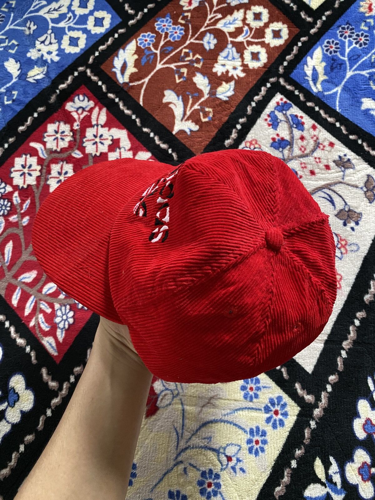 Adidas Vintage 80s Adidas Corduroy Snapback Hat Size ONE SIZE - 7 Thumbnail