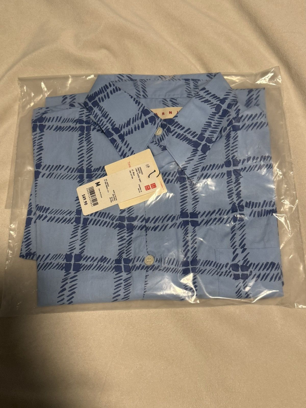 Marni Marni Uniqlo Oversized Printed Long Sleeve Shirt Size US M / EU 48-50 / 2 - 1 Preview