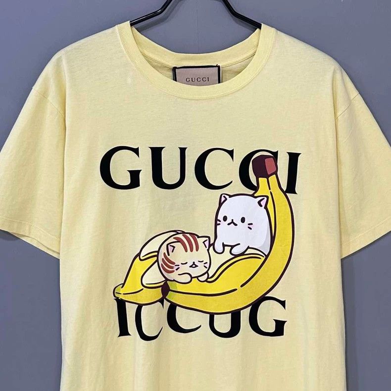 Gucci Gucci Banana kitten short sleeves Size US S / EU 44-46 / 1 - 3 Thumbnail