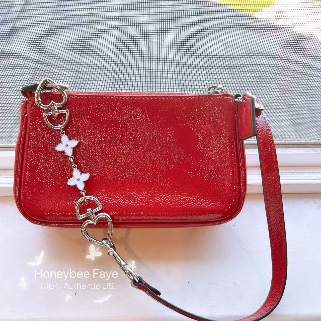 Coach Nolita 19 CW408 plus extended floral chain Size ONE SIZE - 2 Thumbnail