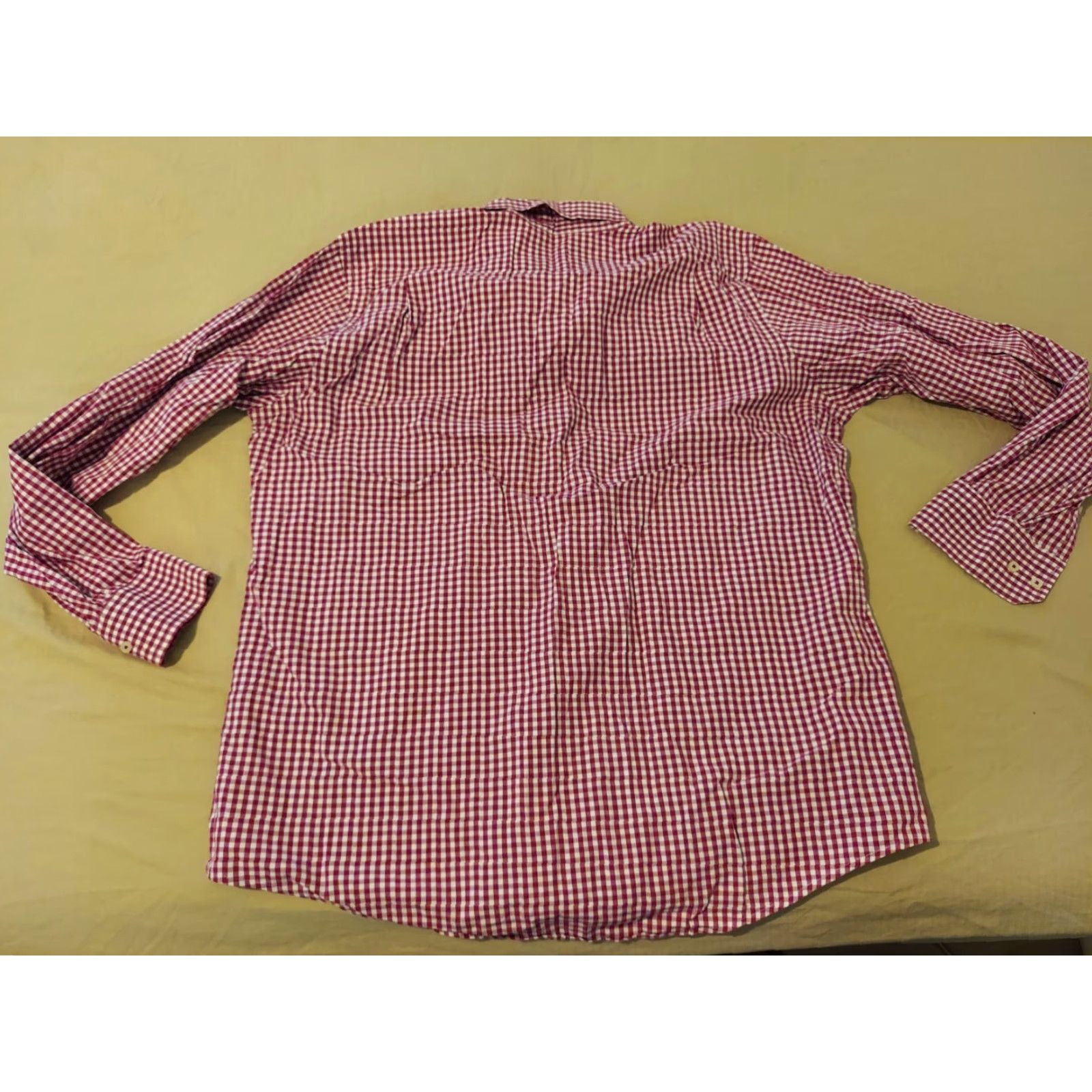 Southern Tide Mens Southern Tide Button-Up Shirt L Large Red Plaid Long Sleeve Mens Size 42R - 7 Thumbnail