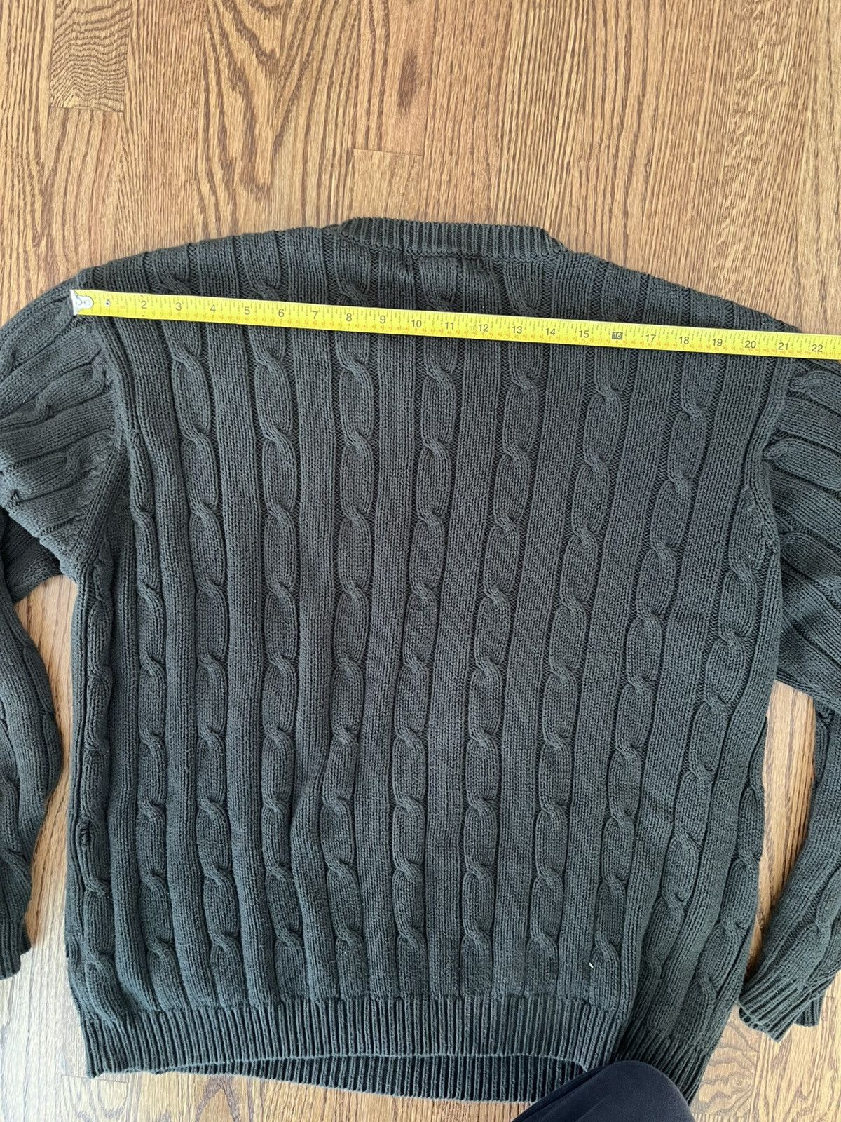Eddie Bauer Vintage 90s Y2K Cable Knit Sweater Crew Prep Bean APC Size US L / EU 52-54 / 3 - 10 Thumbnail