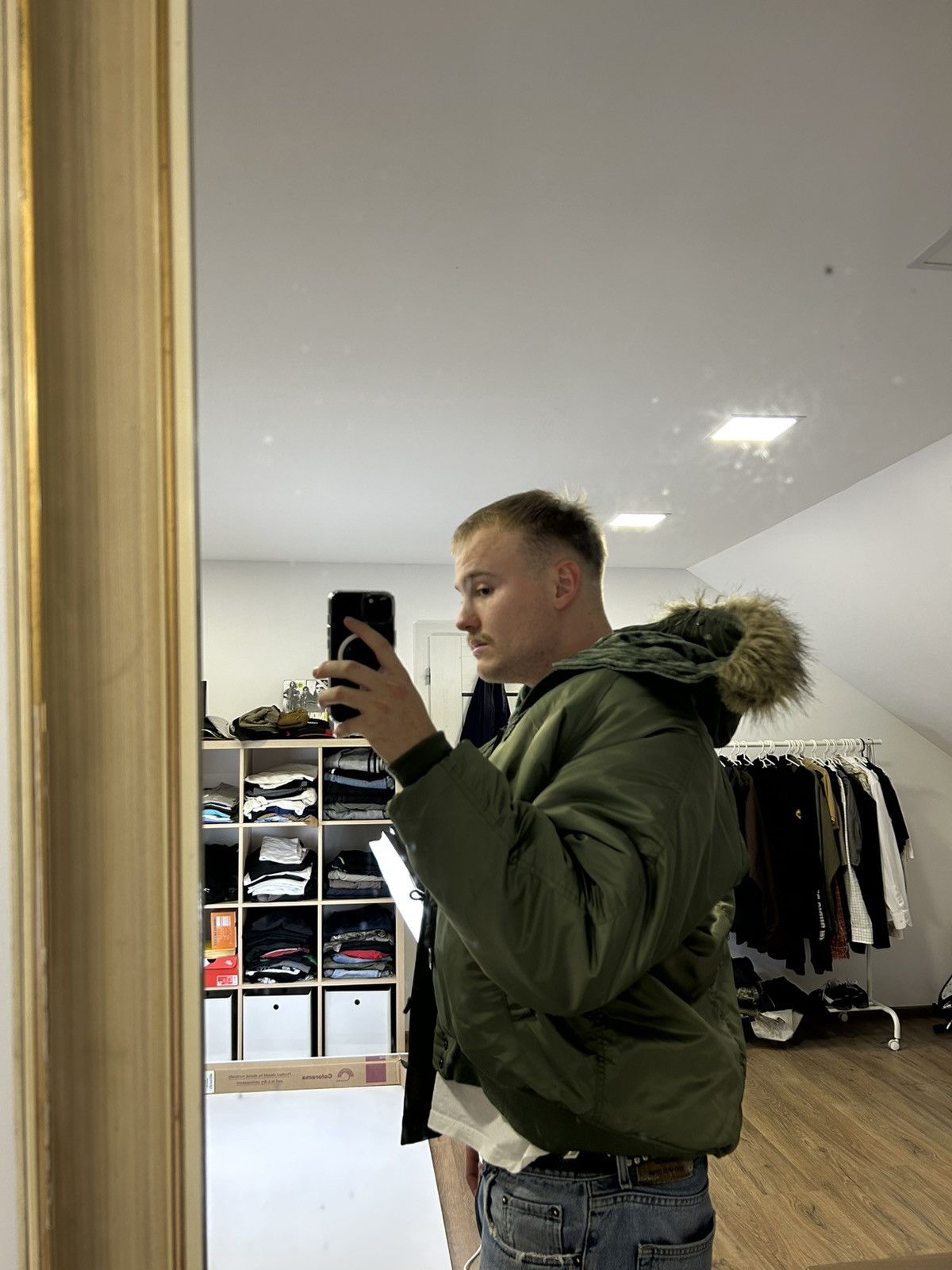 Japanese Brand × Vintage Vintage y2k pilot N2B bomber jacket sith fur Size US XXL / EU 58 / 5 - 10 Thumbnail