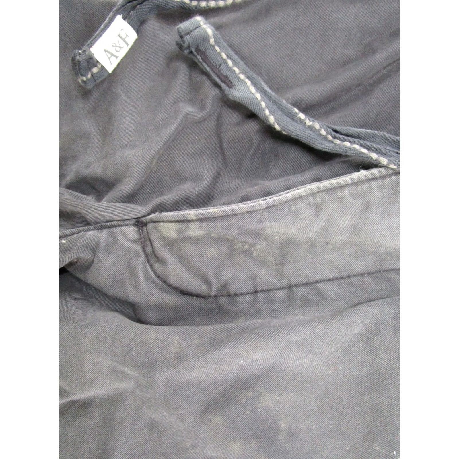 Vintage VTG Aeropostale Baggy Heavy Cargo Shorts Mens Size 36 Drawstring Gray 90s Pockets Cargo Shorts Mens Size US 36 / EU 52 - 5 Thumbnail