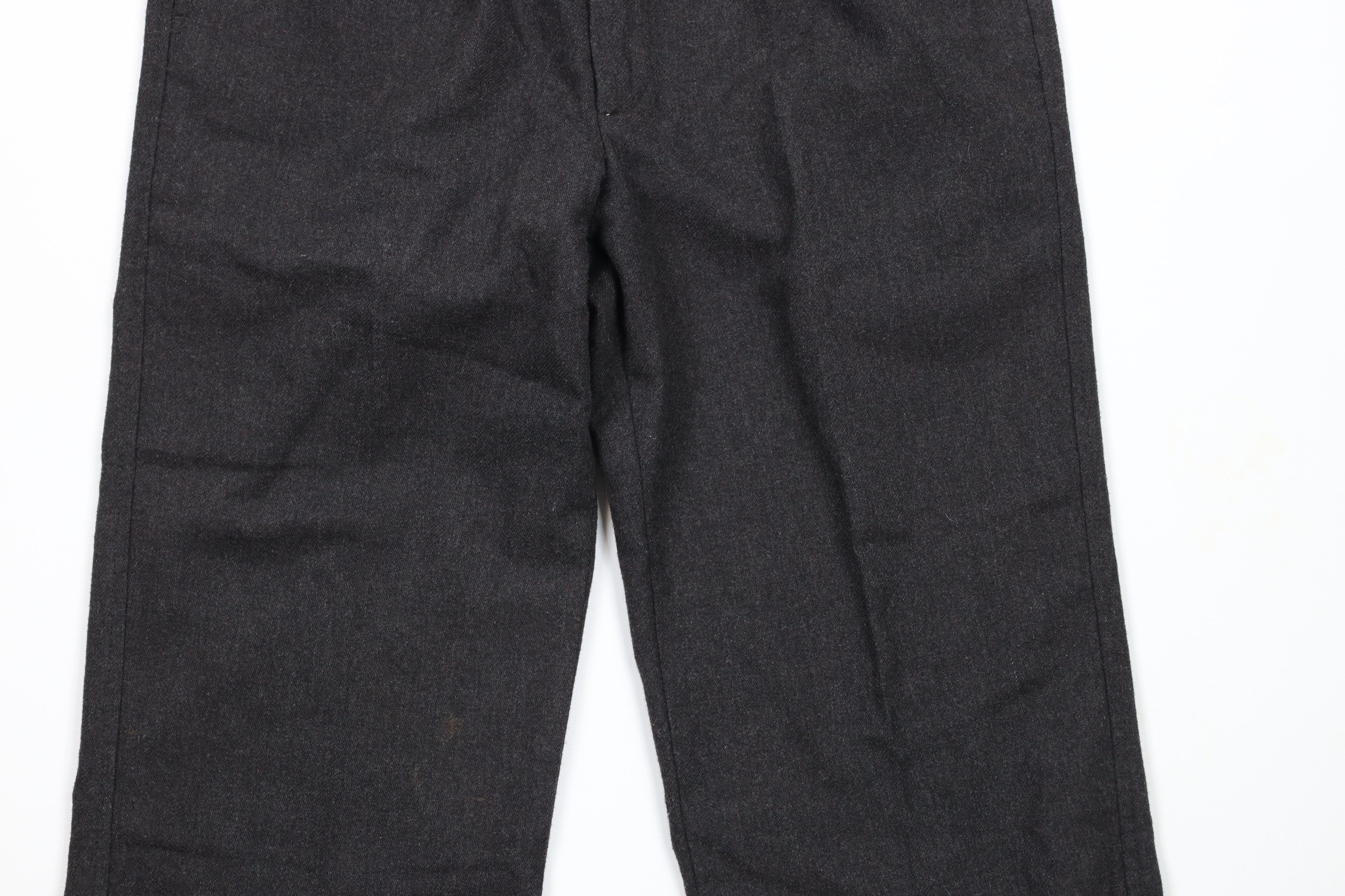 Vintage Vintage 70s Streetwear Wool Tweed Chino Pants Gray USA Size US 30 / EU 46 - 3 Thumbnail