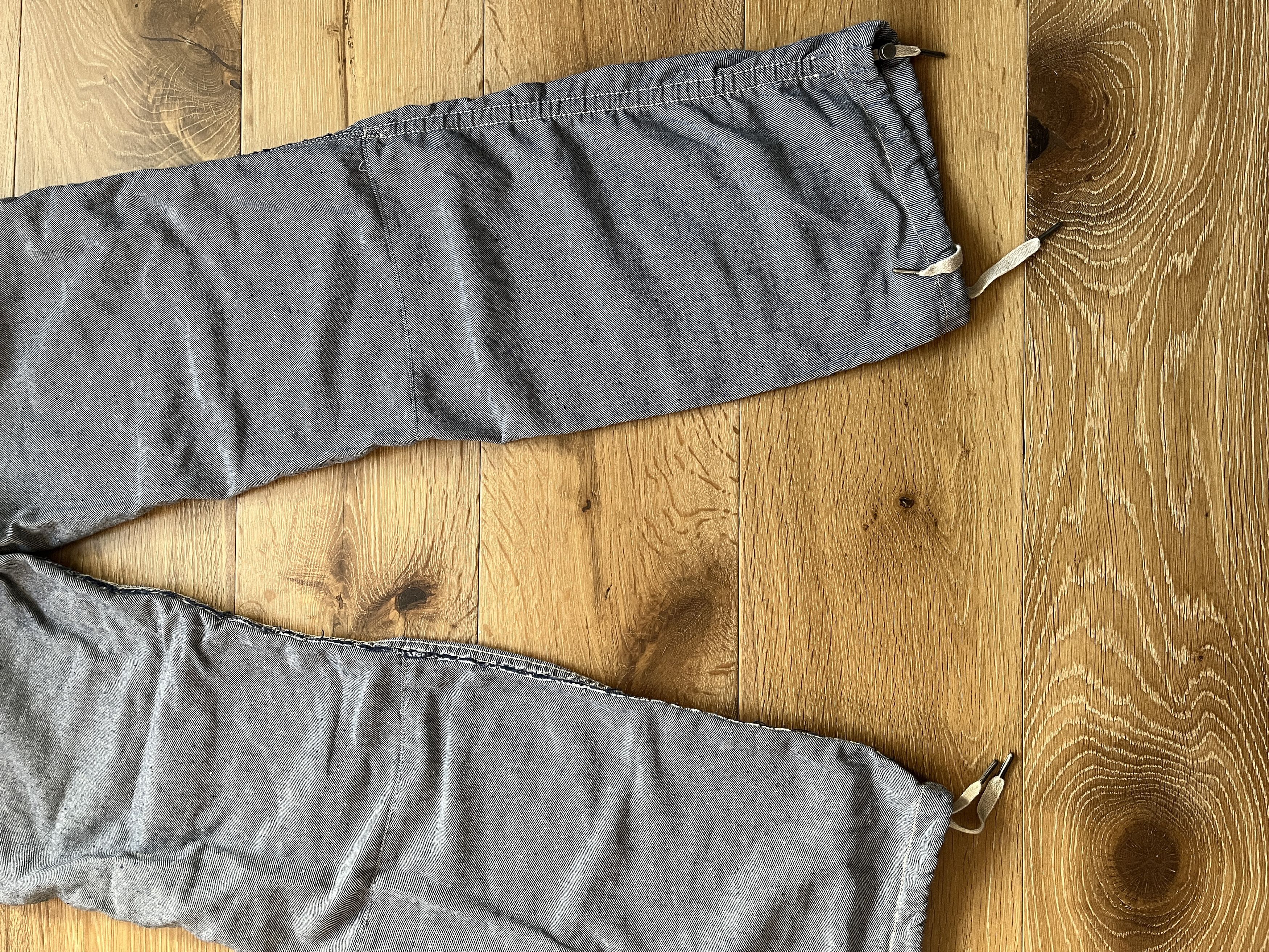 Designer GOA elastic twill pants raw seam Size US 32 / EU 48 - 8 Thumbnail