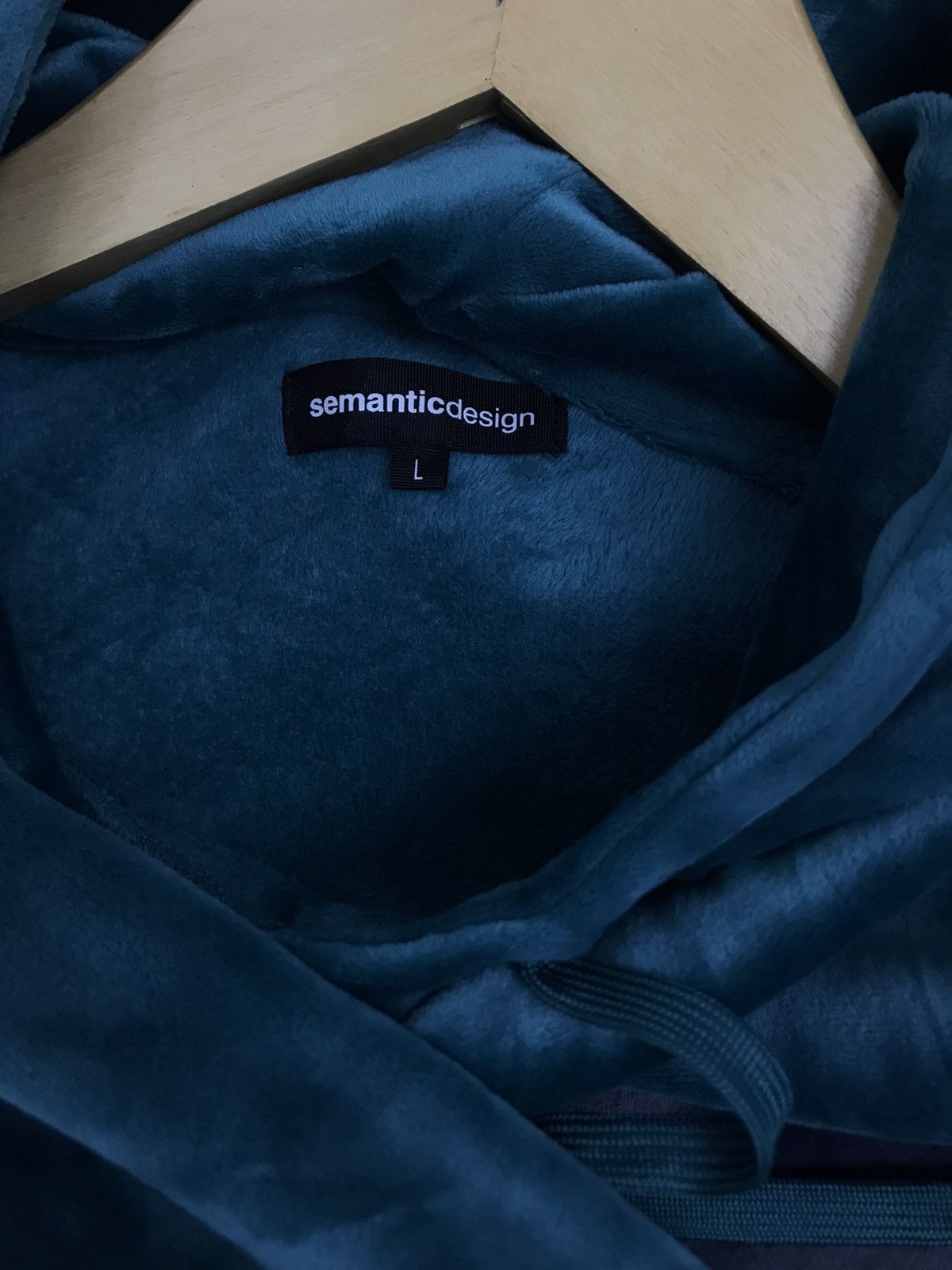 Japanese Brand × Le Grande Bleu (L.G.B.) × semanticdesign Japanese semantic design velvet three tone hoodie Size US L / EU 52-54 / 3 - 3 Thumbnail