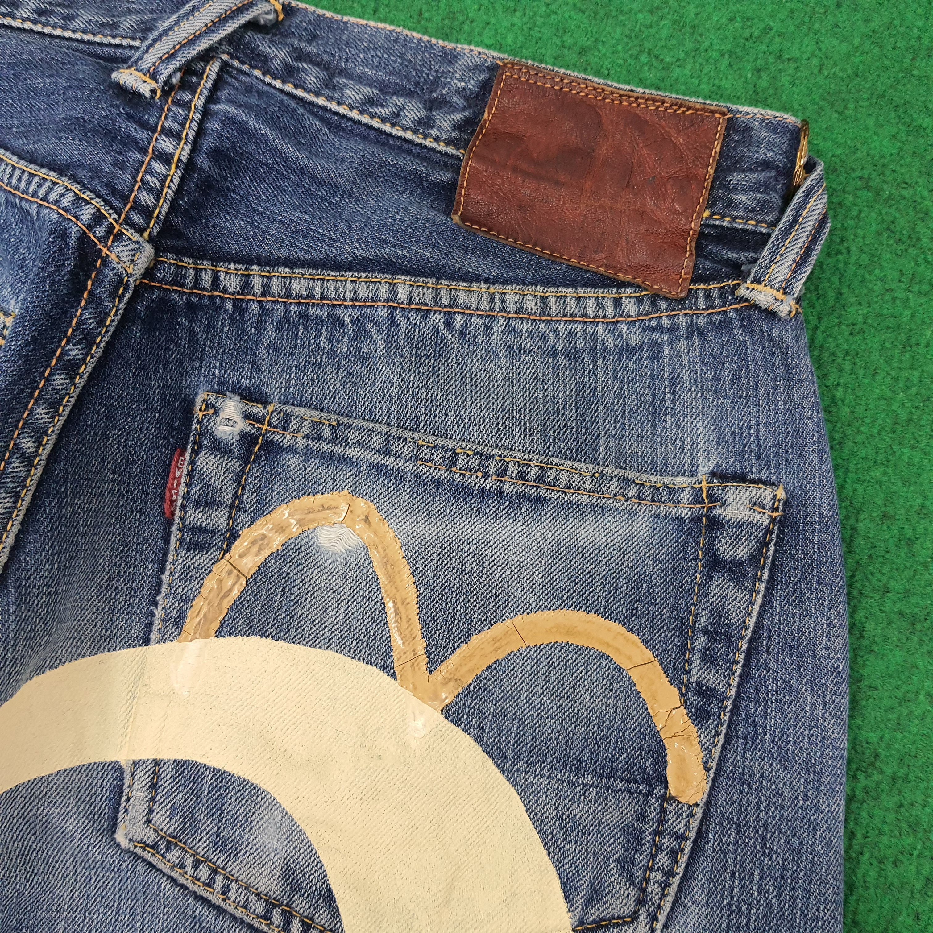 Evisu Vintage Evisu Japan Selvedge Custom Daicock Jeans C265N32 Size US 27 - 3 Thumbnail