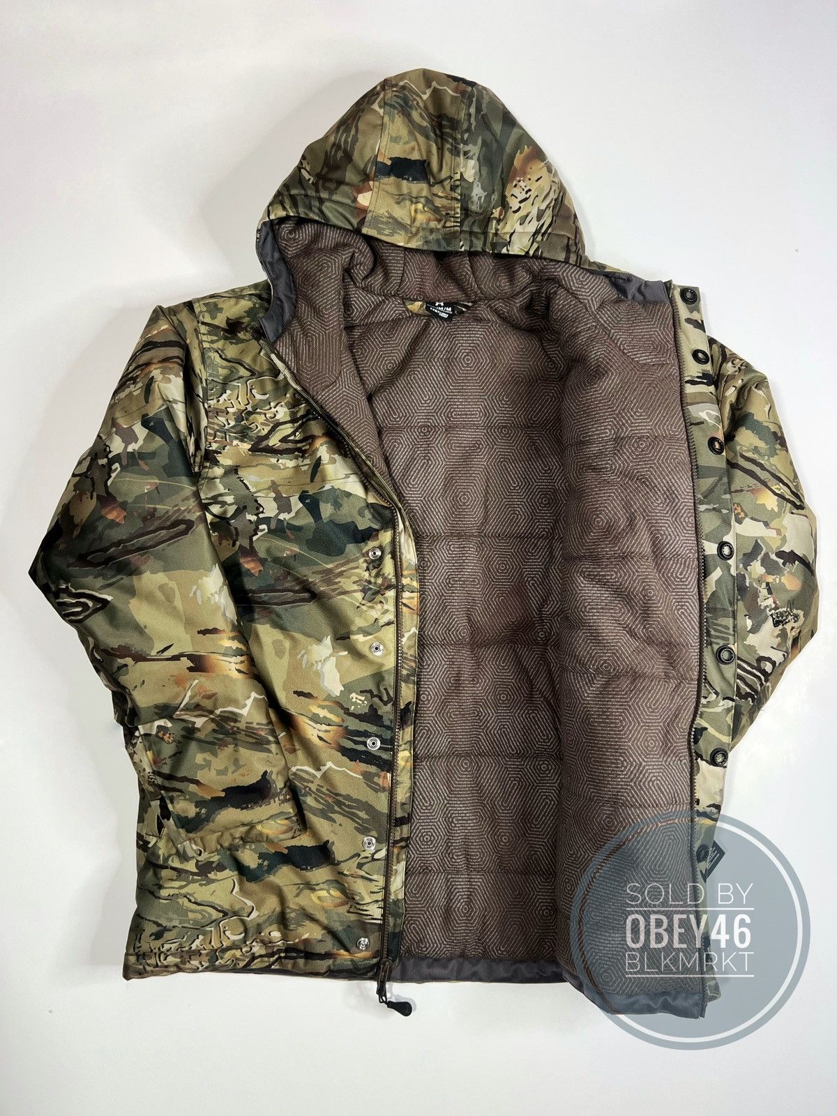 Under Armour UA Men's ColdGear® Deep Freeze Jacket Forest Camo/Timber M Size US M / EU 48-50 / 2 - 8 Thumbnail