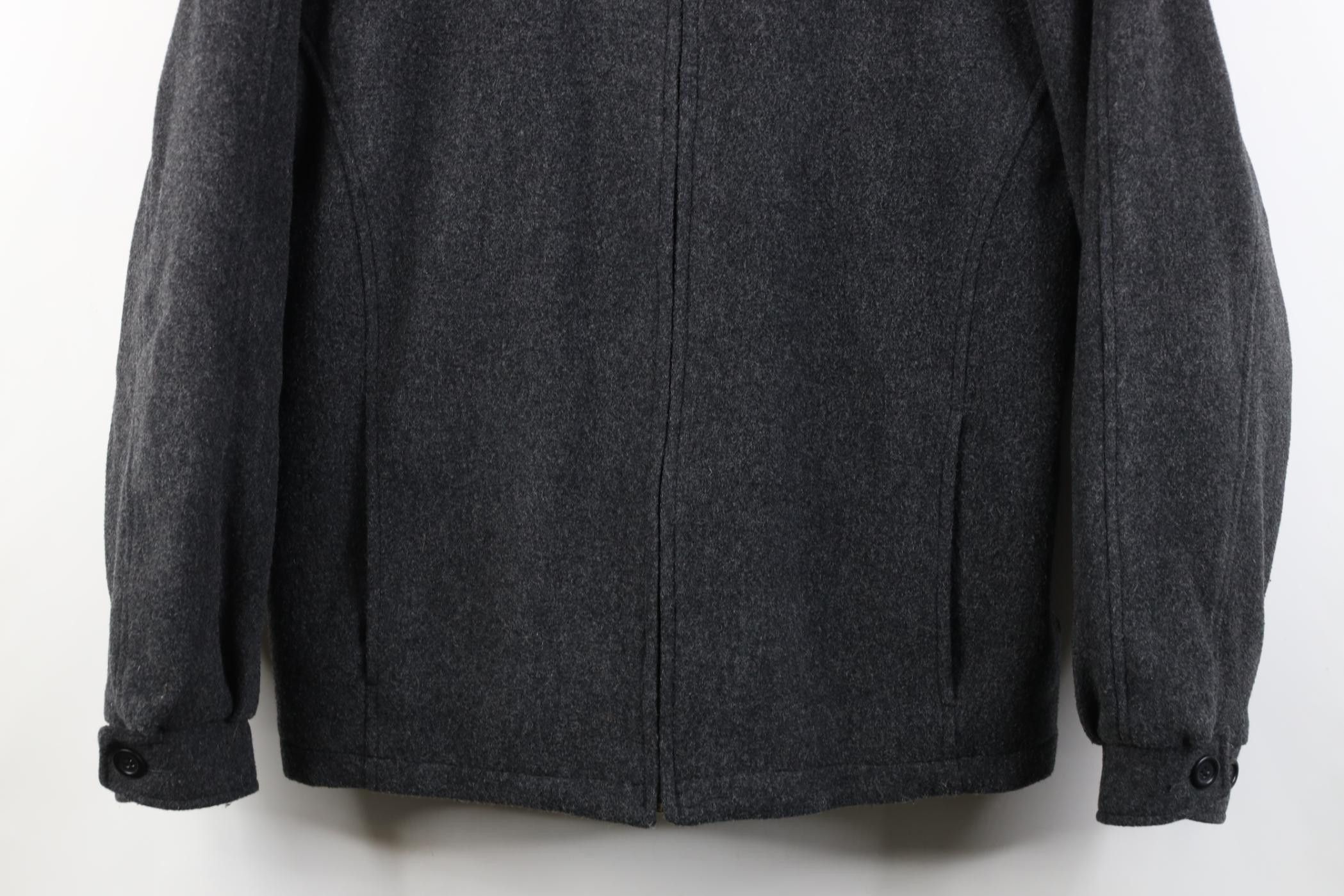 Vintage Vintage 90s Y2K Streetwear Full Zip Bomber Jacket Dark Gray Size US M / EU 48-50 / 2 - 3 Thumbnail