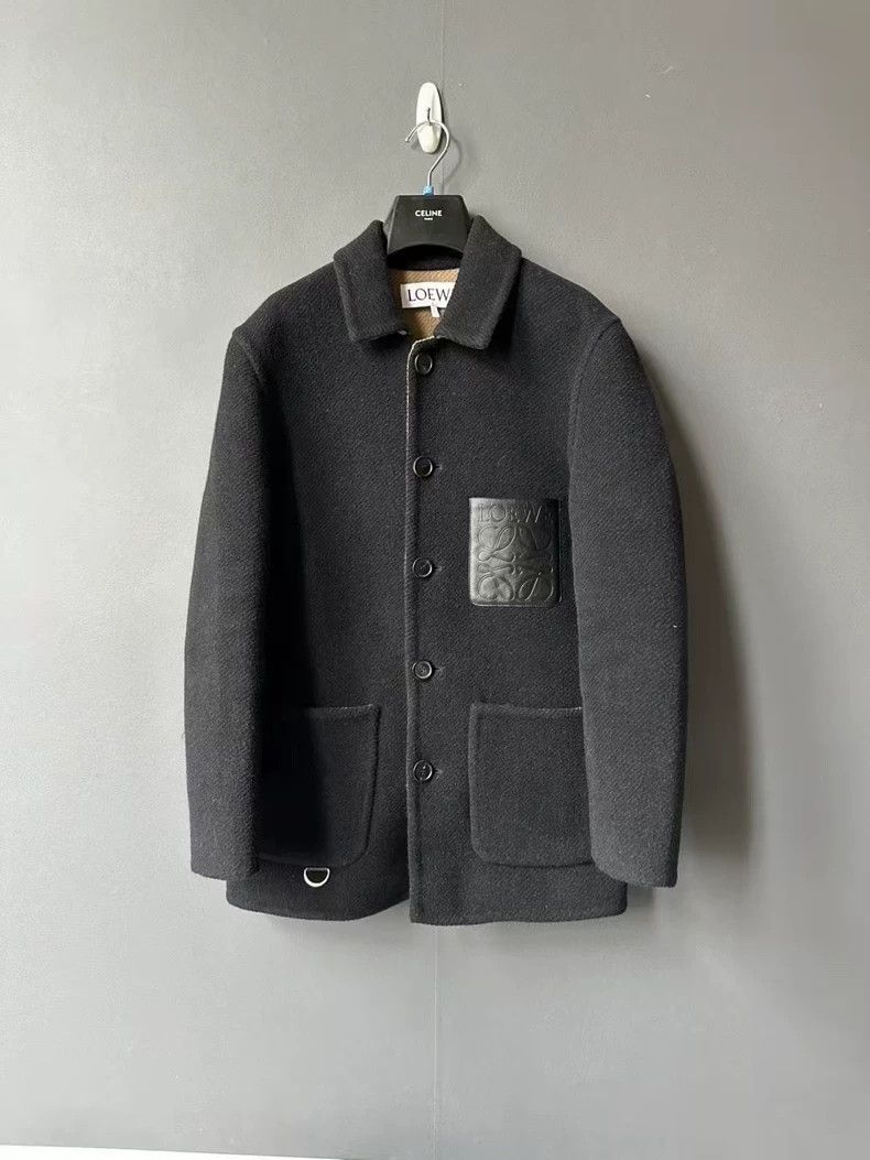 Loewe LOEWE Wool-pink cardigan Size L / US 10 / IT 46 - 1 Thumbnail