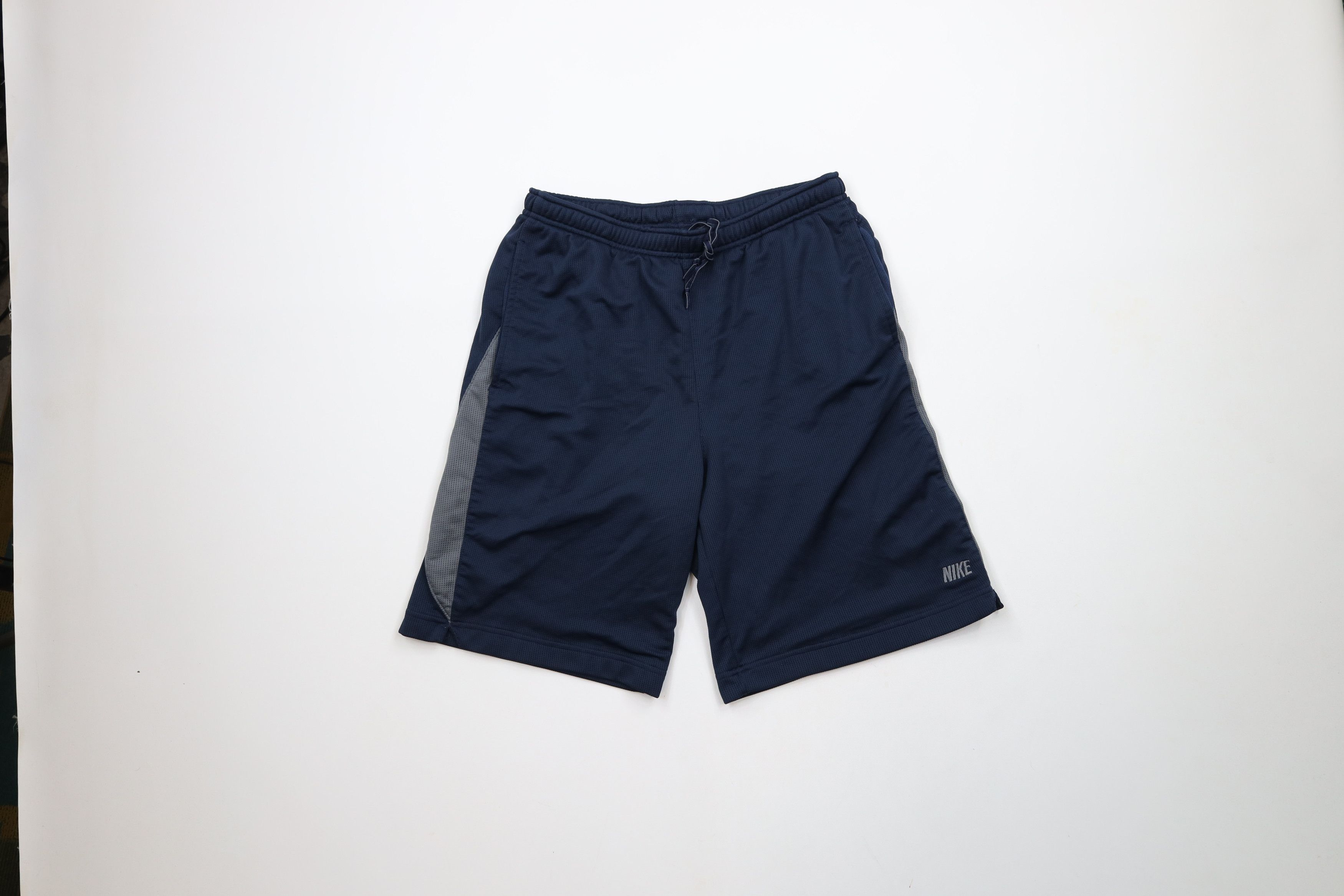 Nike × Vintage Vintage Nike Scott Mini Swoosh Thermal Knit Shorts Blue Size US 34 / EU 50 - 1 Thumbnail