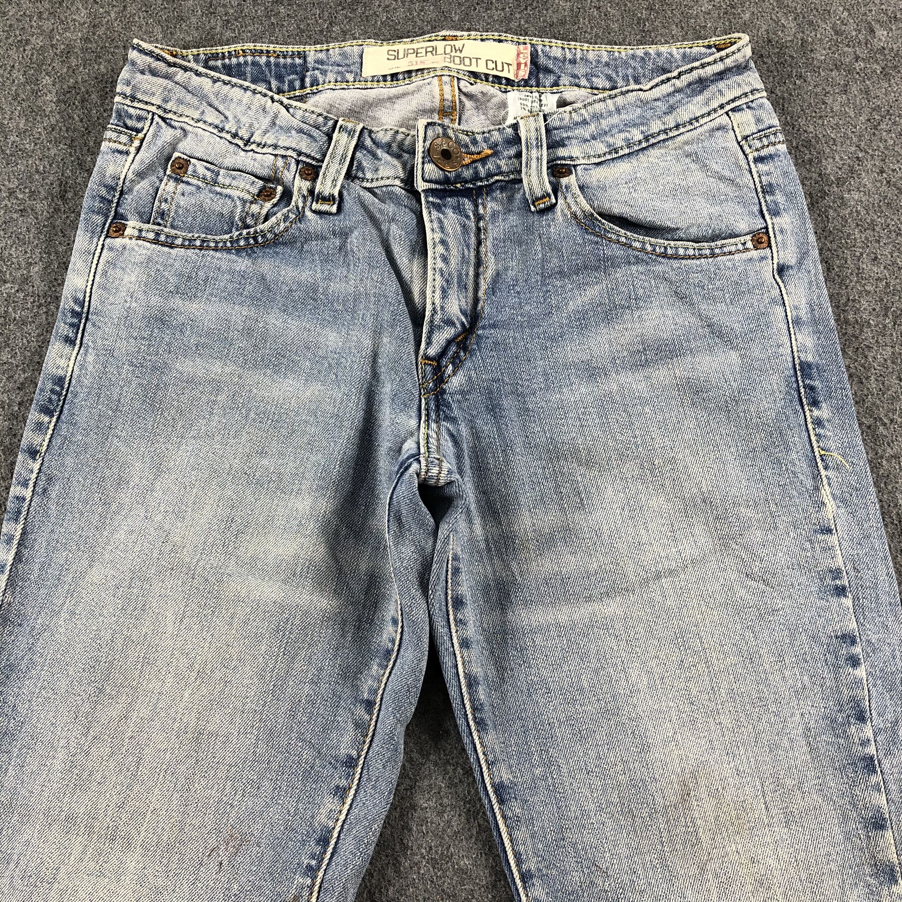 Levi's Vintage Blue Wash Levis 518 Flare Jeans-J2455 Size US 30 / EU 46 - 3 Thumbnail