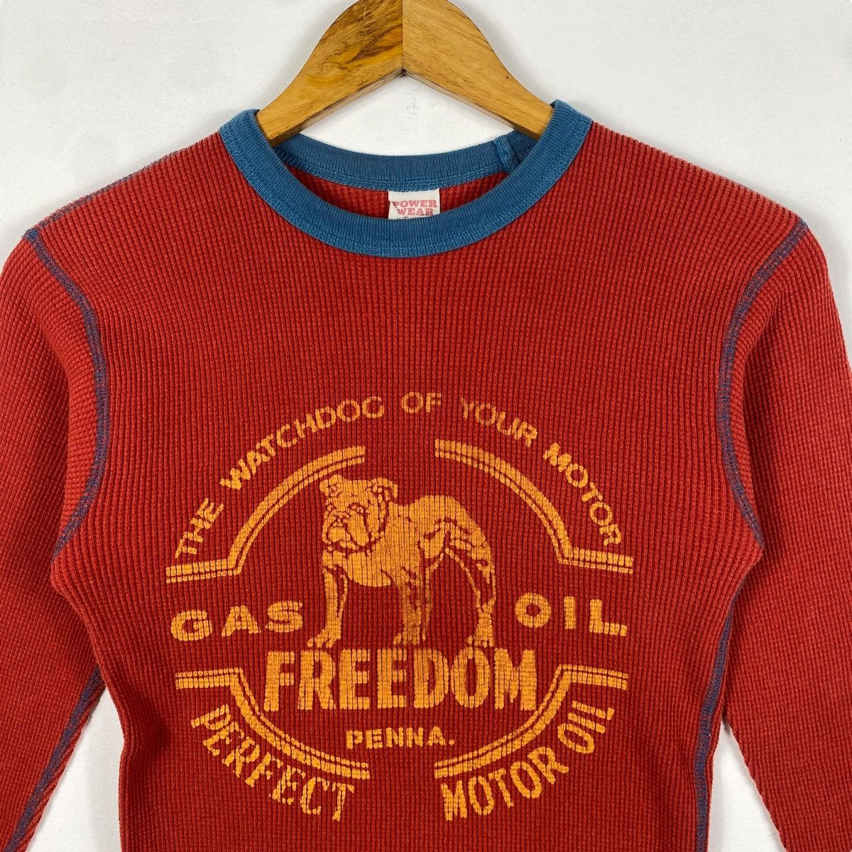 Freewheelers Vintage 80's FREEWHEELERS POWER WEAR Surface Bulldog Thermal Size US S / EU 44-46 / 1 - 2 Thumbnail