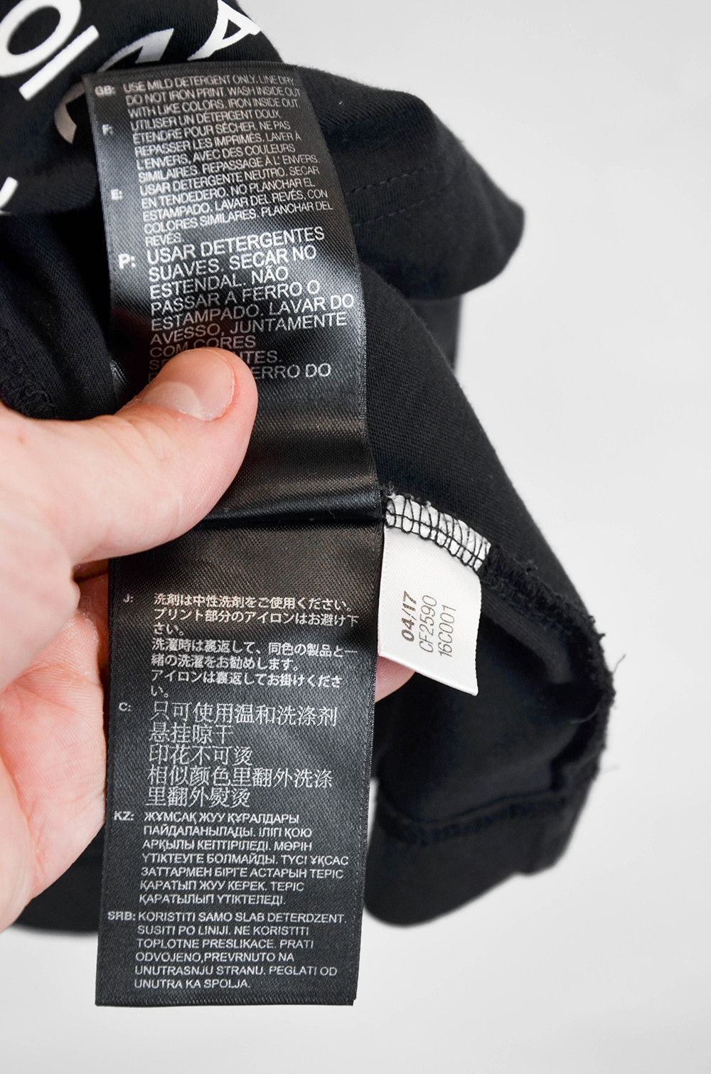 Y-3 × Yohji Yamamoto Y-3 Printed Black Oversized T-Shirt - S Size US S / EU 44-46 / 1 - 10 Thumbnail