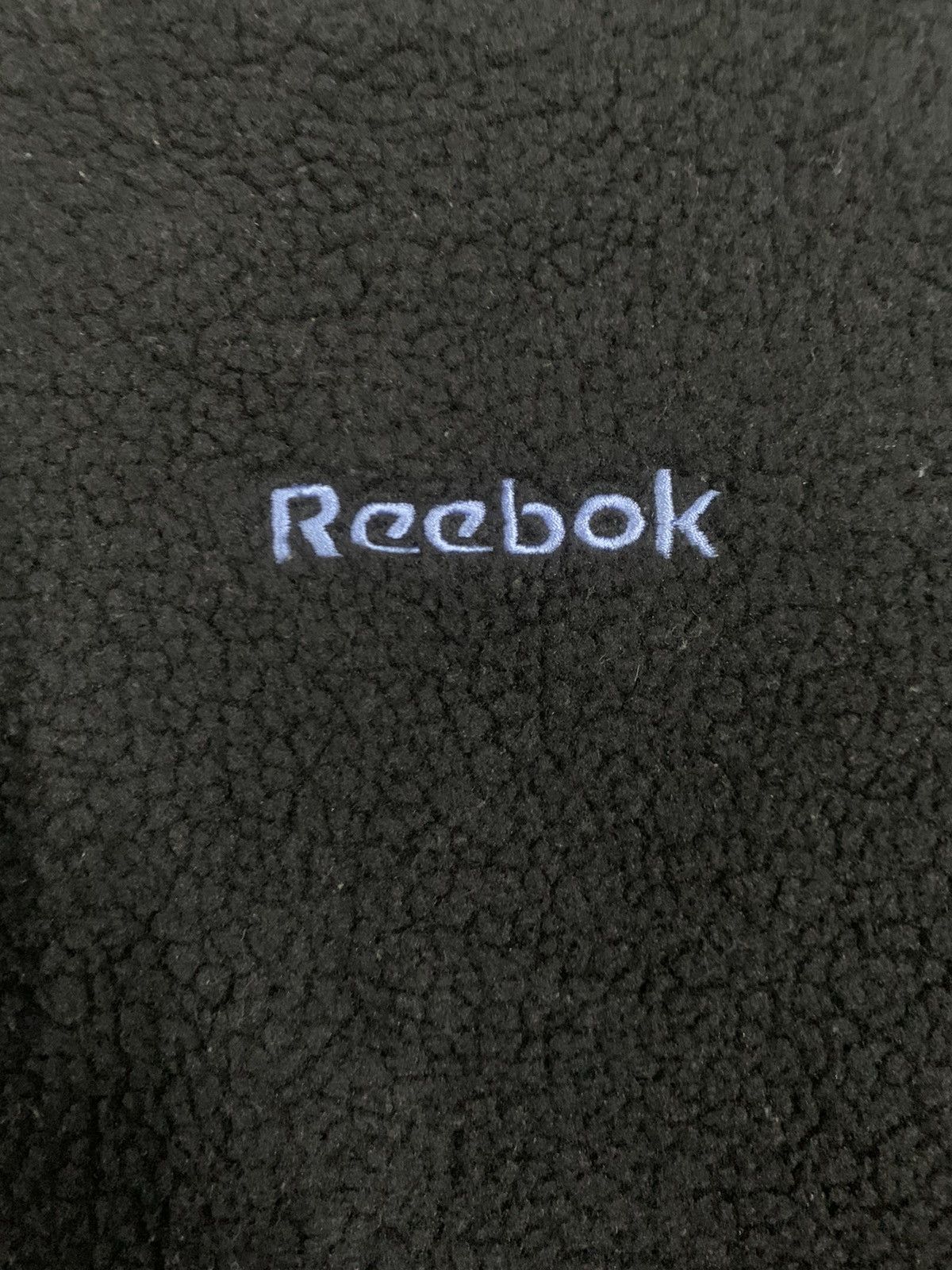 Reebok Vintage 90s Reebok Full Zip Navy Deep Pile Fleece Jacket Size US L / EU 52-54 / 3 - 14 Thumbnail