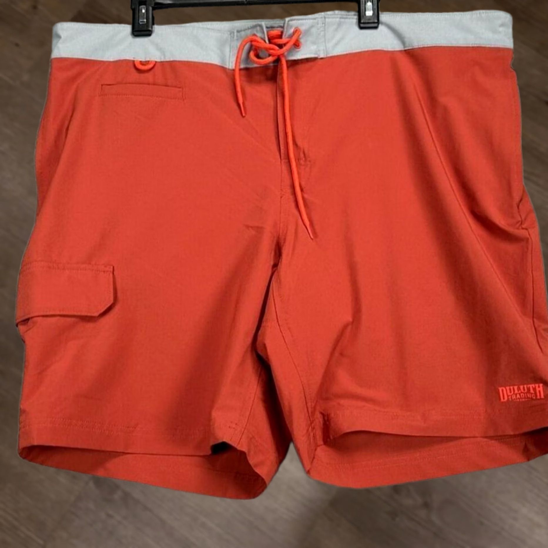 Duluth Trading Company Duluth Trading Co. Swim Trunks Mens 42X9 Orange Flex Bull Moose Board Shorts NEW Size US 33 - 1 Thumbnail