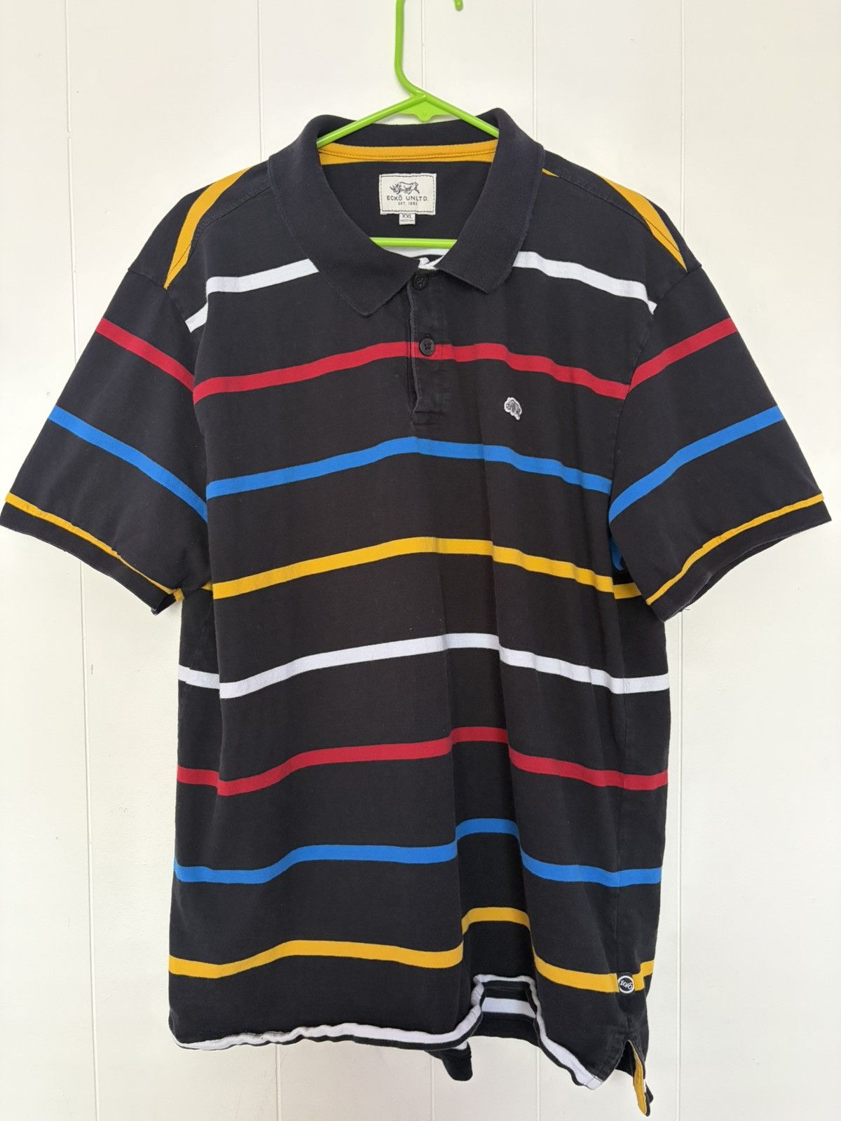 Ecko Unltd. Ecko Unltd colorful striped polo shirt Size US XXL / EU 58 / 5 - 1 Thumbnail
