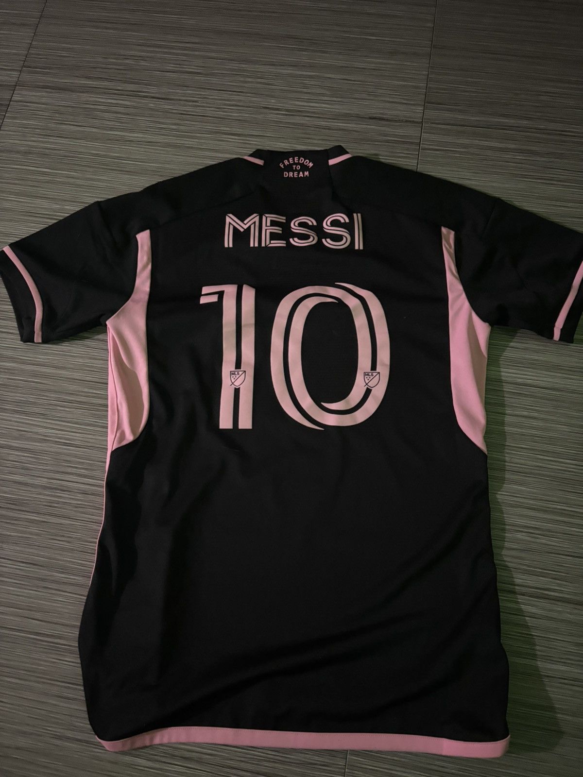 Adidas Inter Miami black and pink Messi jersey 2023/2024 Size US S / EU 44-46 / 1 - 4 Thumbnail
