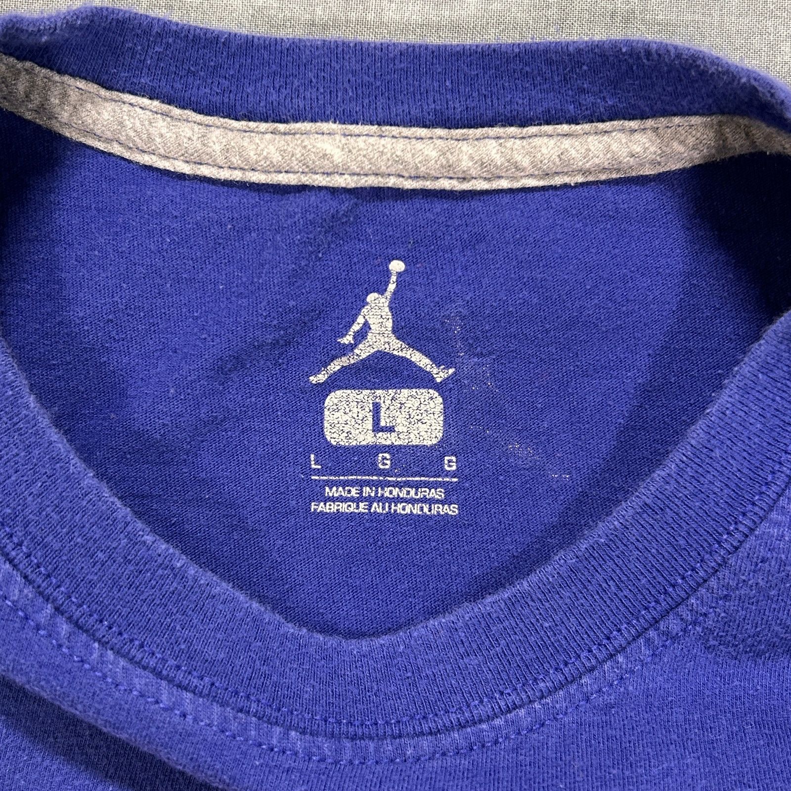 Jordan Brand Air Jordan streetwear basketball purple graphic tshirt mns L Size US L / EU 52-54 / 3 - 4 Thumbnail