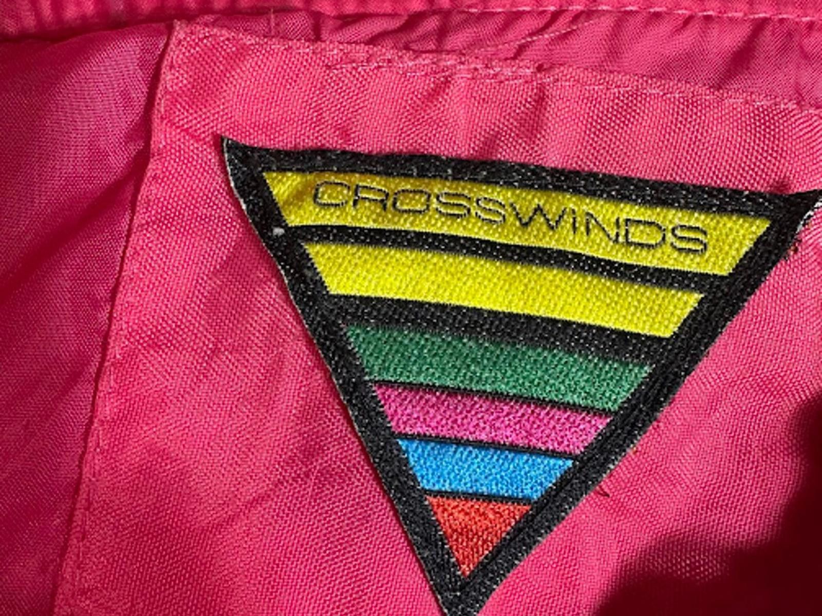 Other Vintage Crosswinds Pink Windbreaker Retro Logo Jacket L Size L / US 10 / IT 46 - 3 Thumbnail