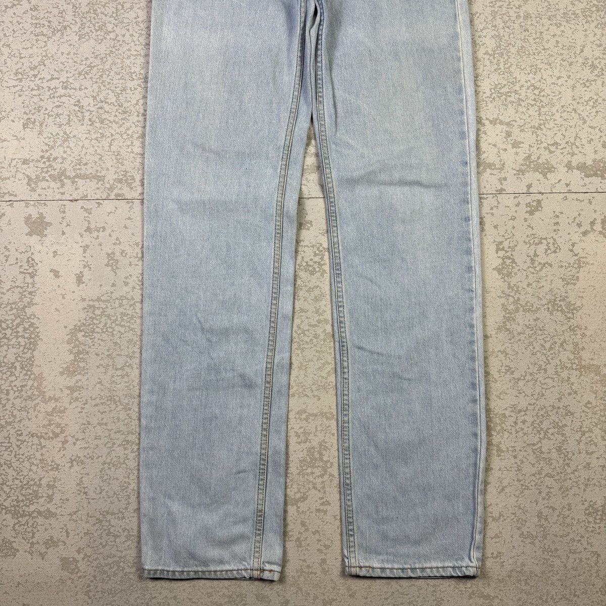 Levi's × Vintage 💥Vintage 90s Levis 515 Sick Blue Wash Denim Pant Size US 29 - 6 Thumbnail