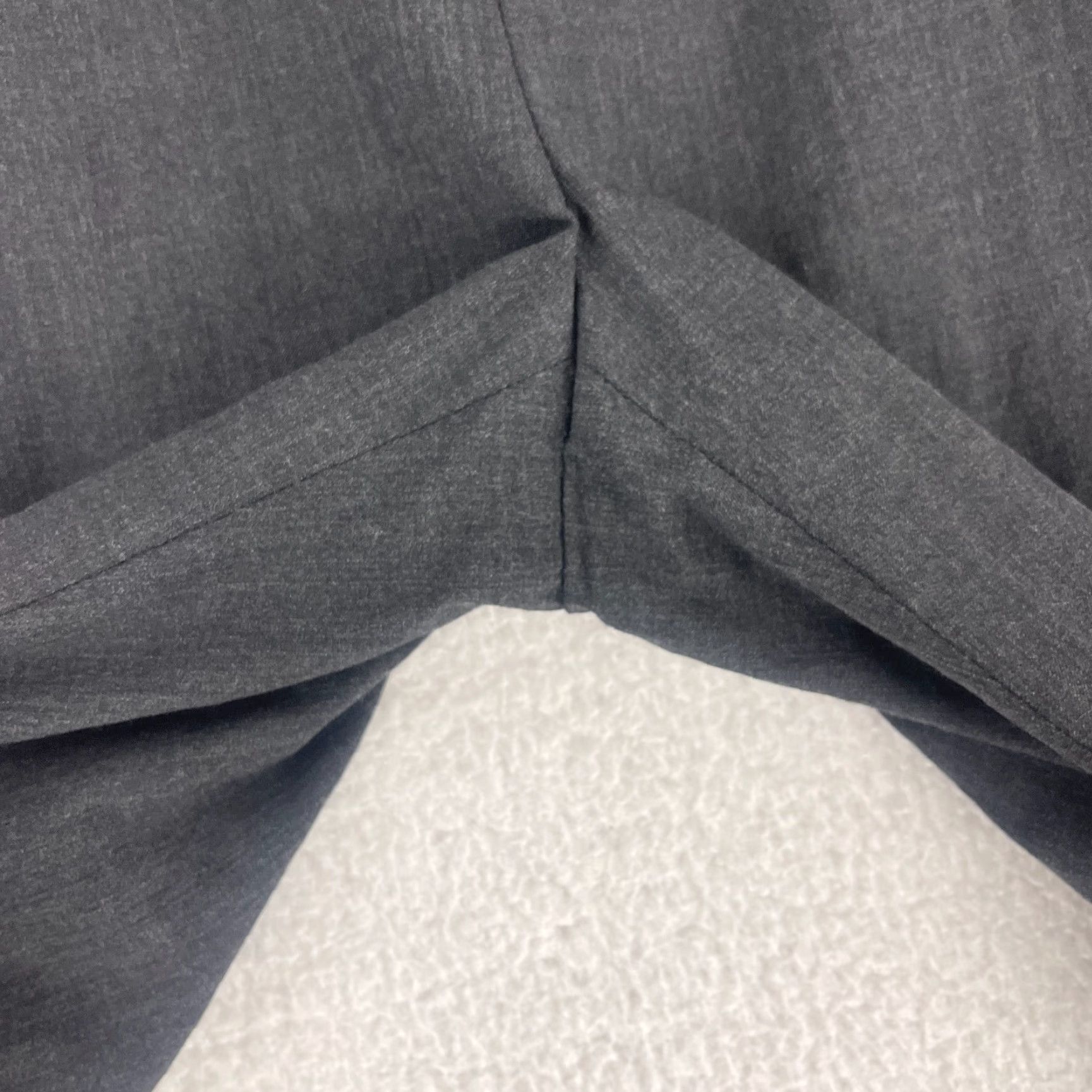 Vintage Lafayette 148 New York Gray Dress Pants Womens Size 6 Flat Front Ankle Straight Leg Wool Size 28" / US 6 / IT 42 - 4 Thumbnail