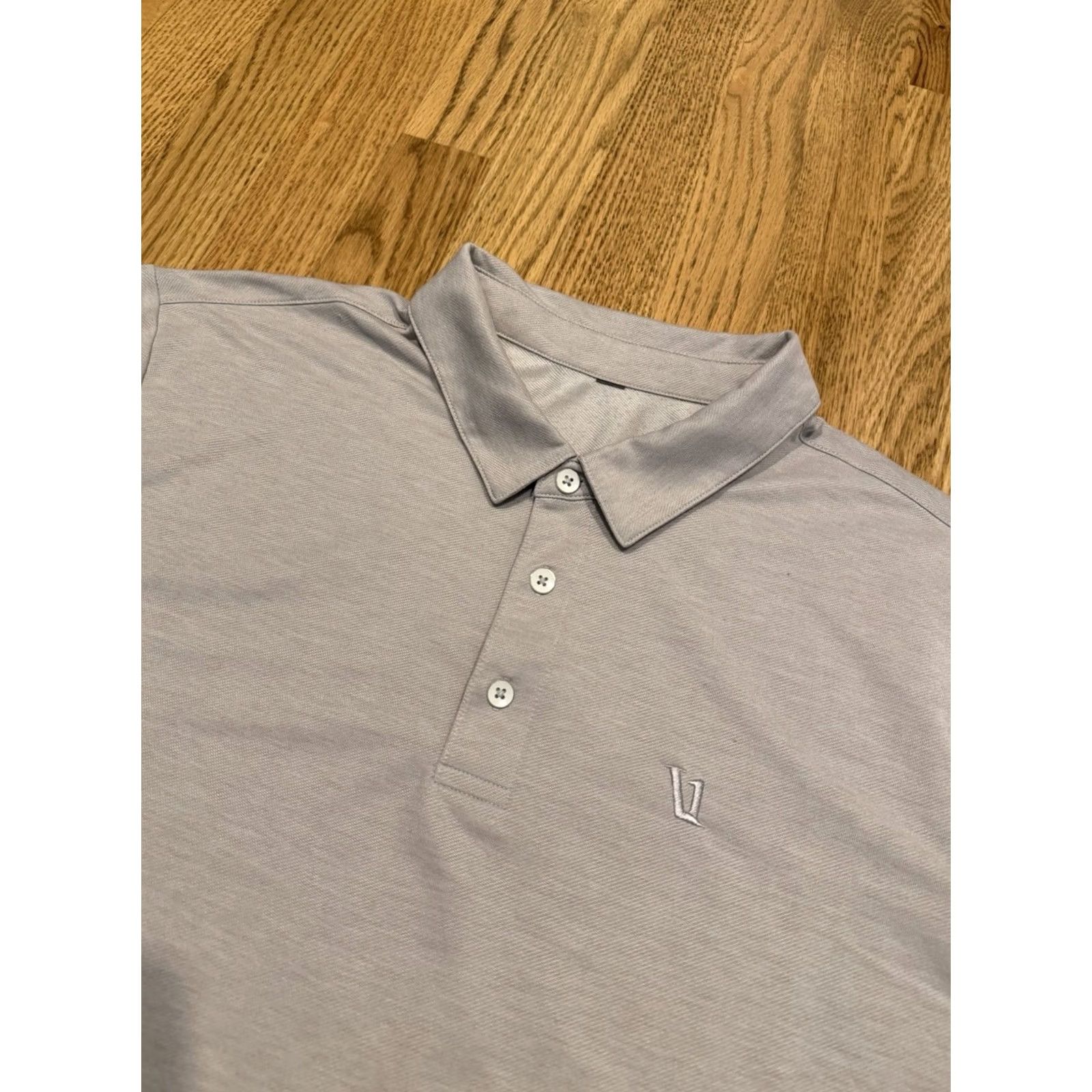 Vuori Vuori Knit Polo Twill Shirt Mens Large Short Sleeve Performance Golf V1004 Size US L / EU 52-54 / 3 - 3 Thumbnail