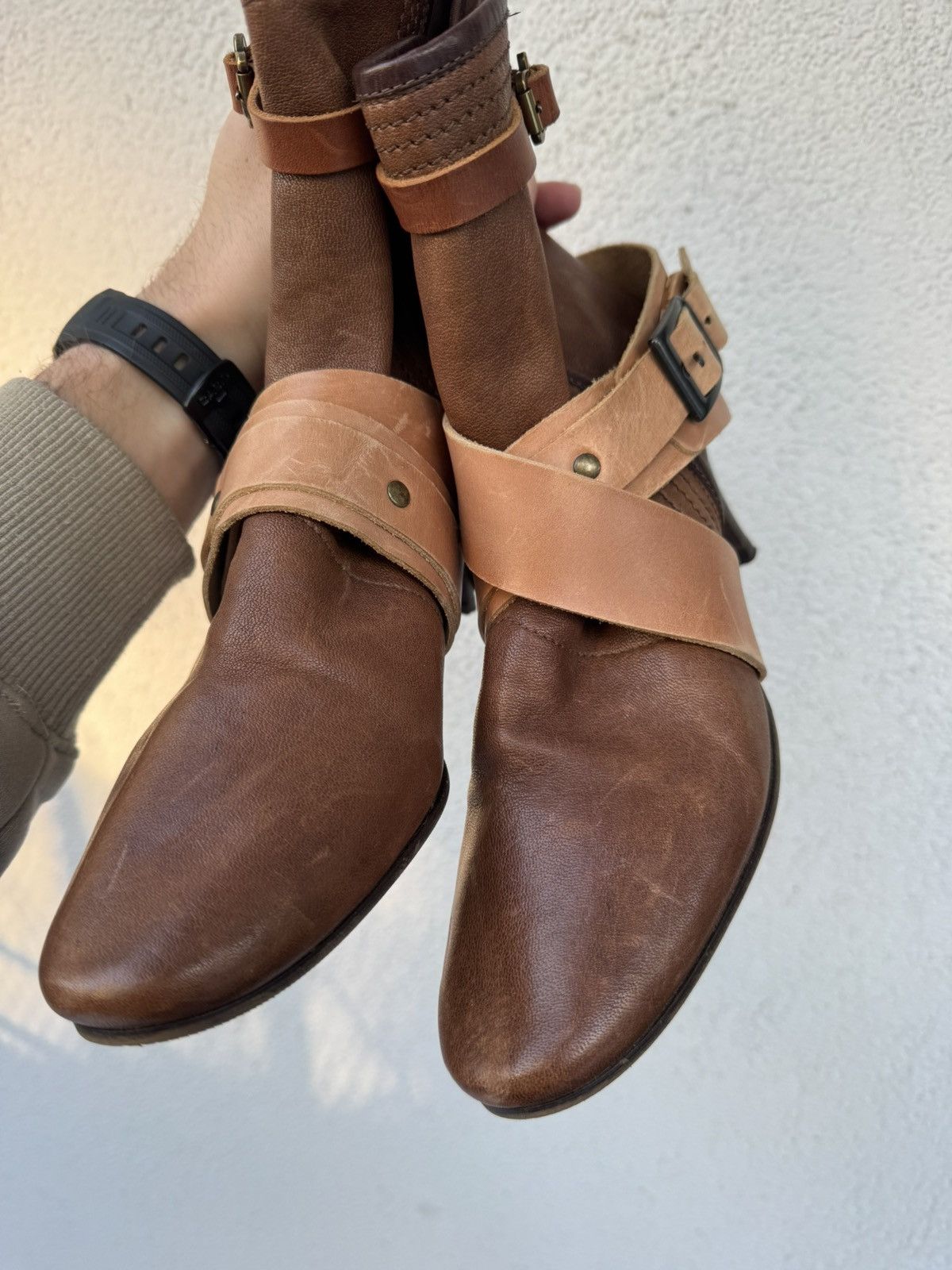 Chloe Chloe leather Strap Avantgarde Ankle Boots Size 39 Size US 9 / IT 39 - 9 Thumbnail