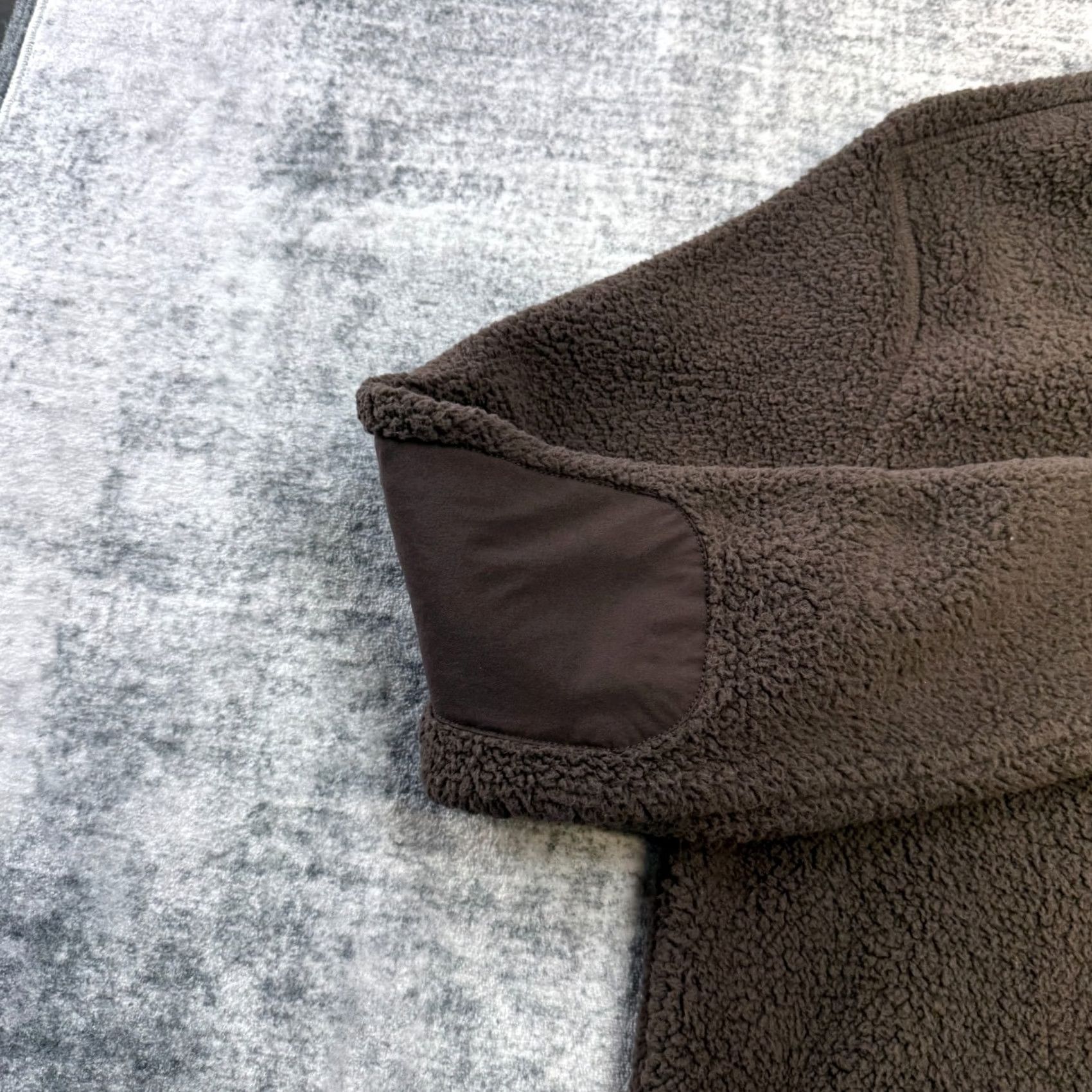 Vintage Duluth Womens Medium Brown Fleece Crewneck Sweater Pullover Casual Pockets Lightweight Knit Nylon Polyester Spandex Regular Size M / US 6-8 / IT 42-44 - 3 Thumbnail