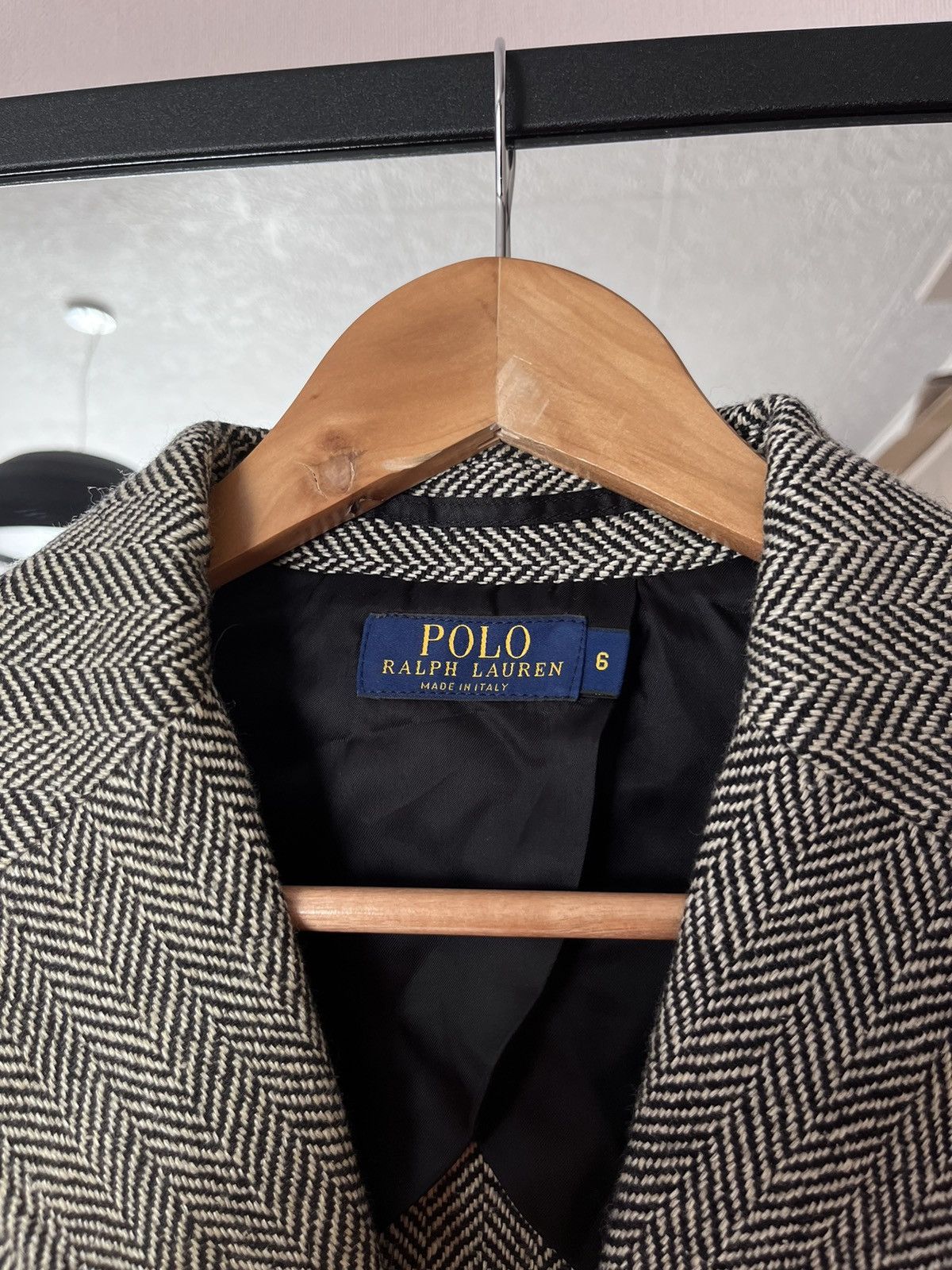 Polo Ralph Lauren Polo Ralph Lauren Herringbone Linen/Silk/Wool Blazer Size M / US 6-8 / IT 42-44 - 7 Thumbnail