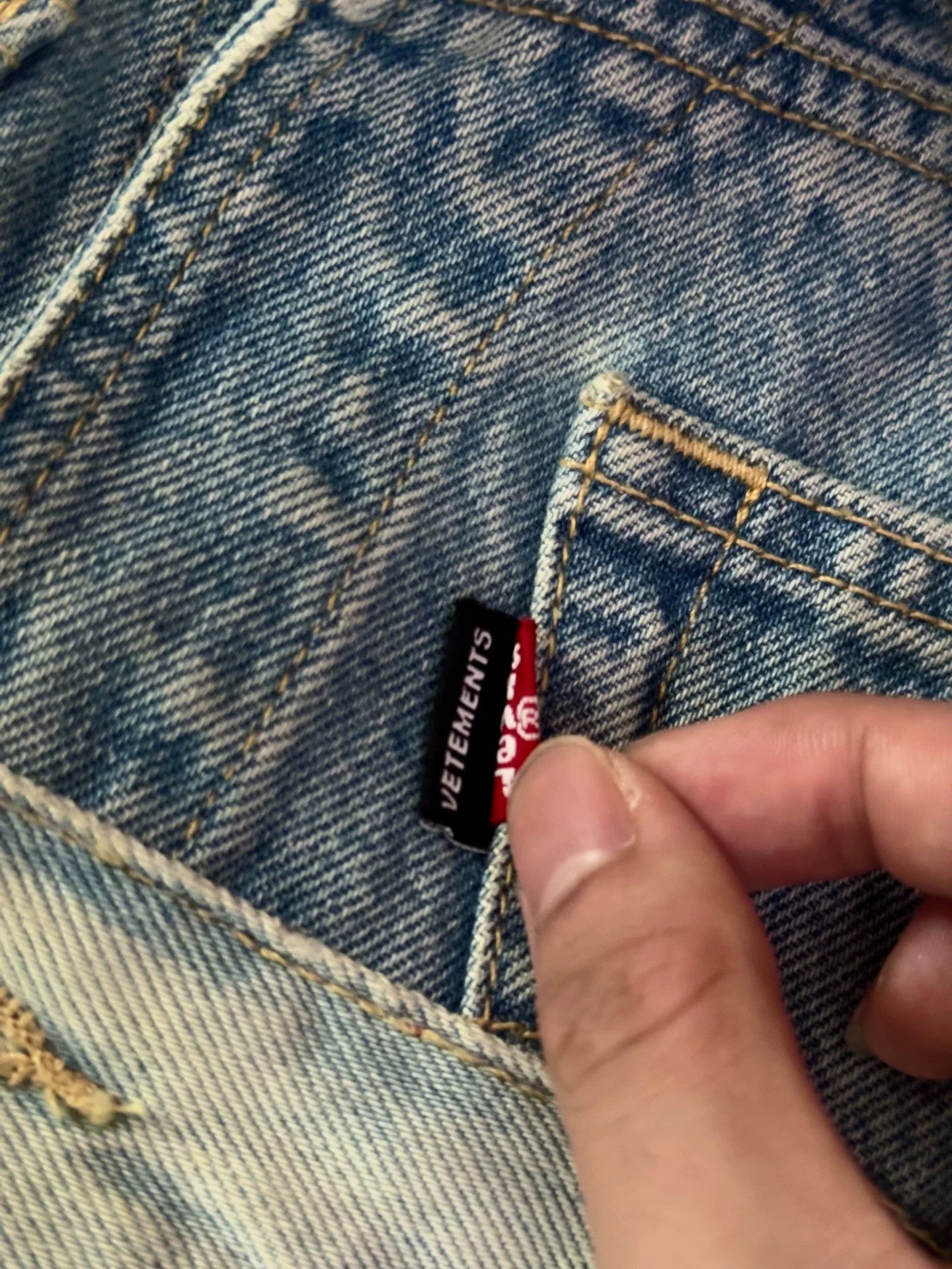 Vetements Vetements Demna Era Denim Jacket XS (Oversized) Size US XS / EU 42 / 0 - 4 Thumbnail