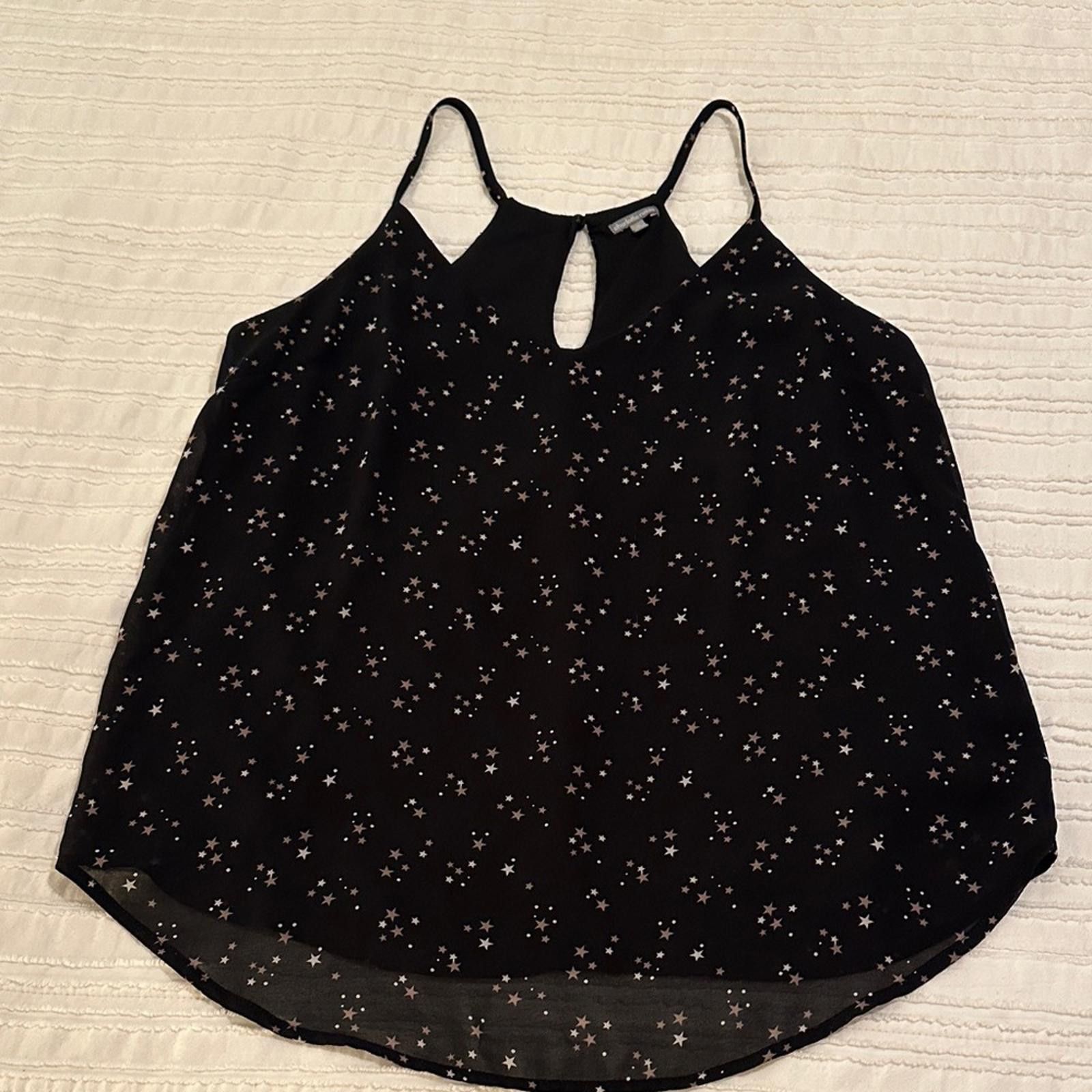 Other Charlotte Russe Star Print Chiffon Tank Top Y2K Sheer S Size S / US 4 / IT 40 - 1 Thumbnail