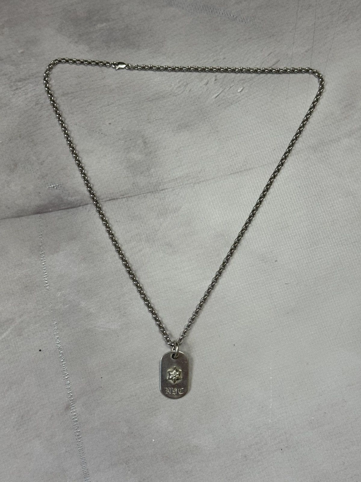 Chrome Hearts Chrome Hearts Raised Star NYC Tag Pendant(SLV/OS) Size ONE SIZE - 6 Thumbnail