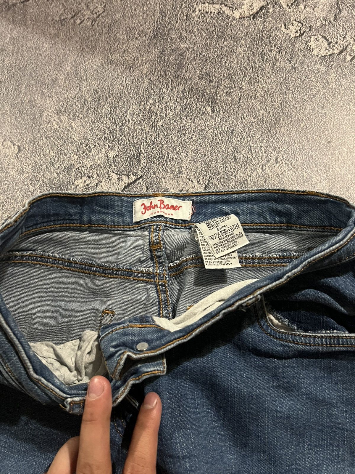 Vintage Y2K Underground Archive Swag Jeans / Number Nine Style Size US 30 / EU 46 - 11 Thumbnail